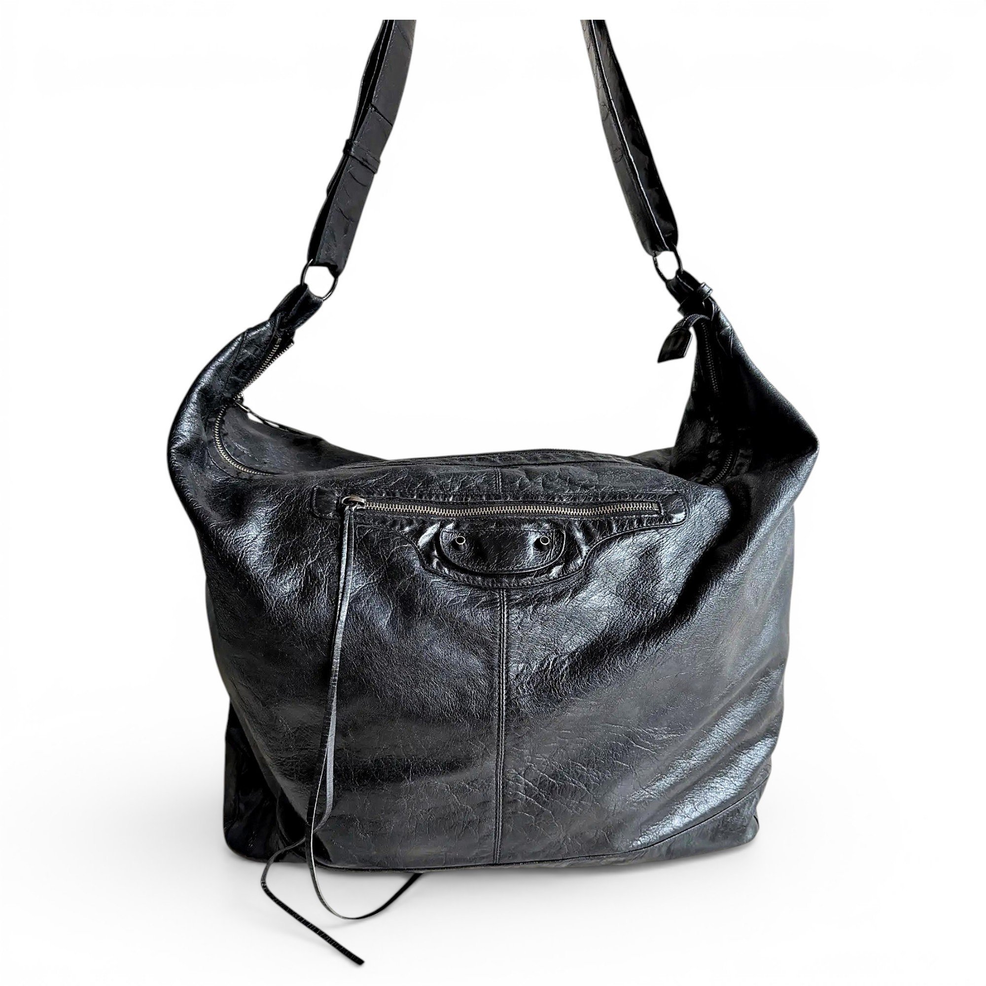 Courier XL leather handbag