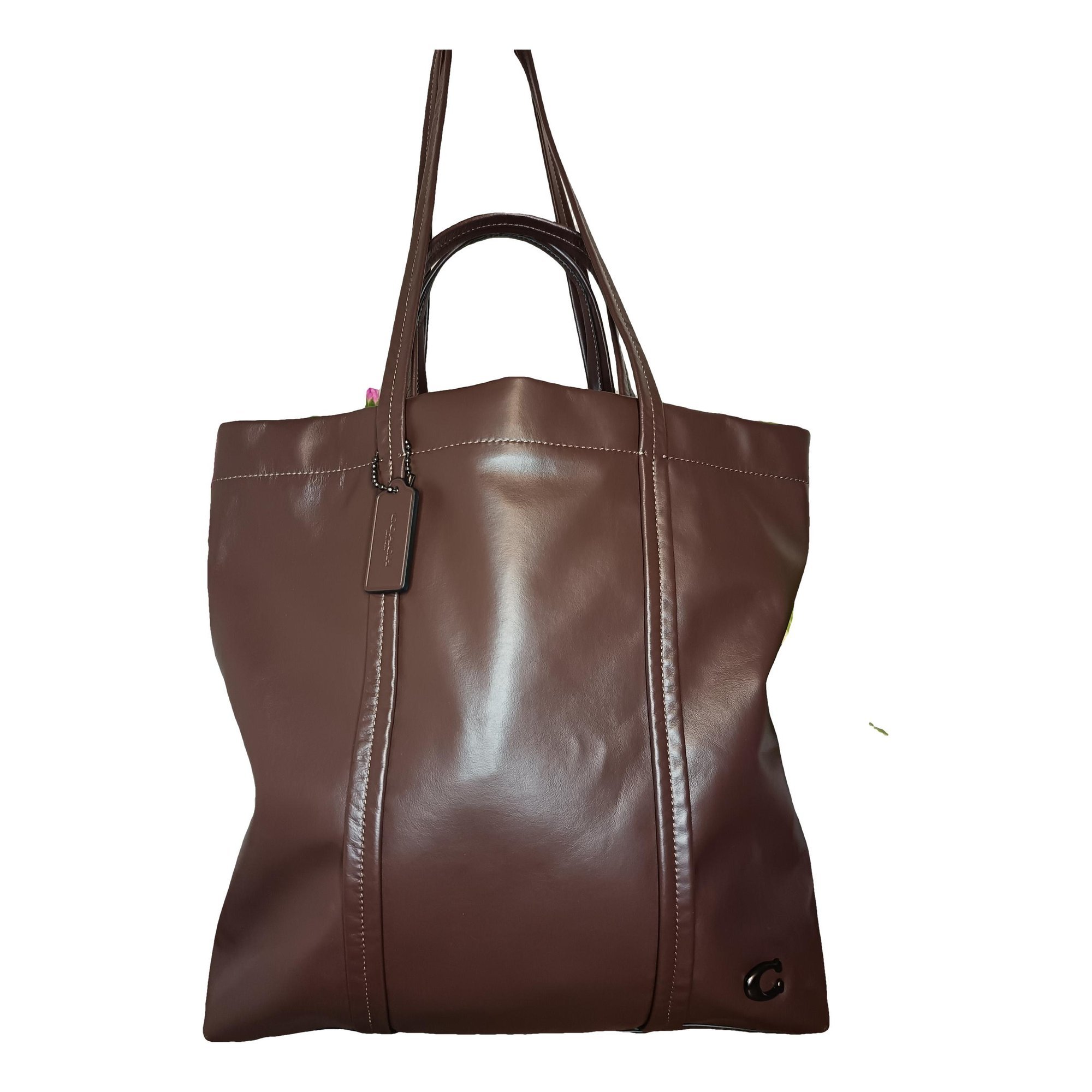 Leather tote