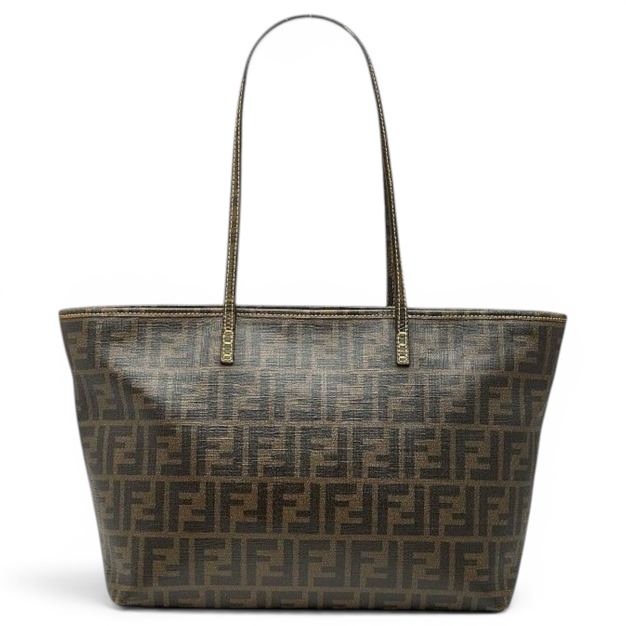 Pocket leather tote