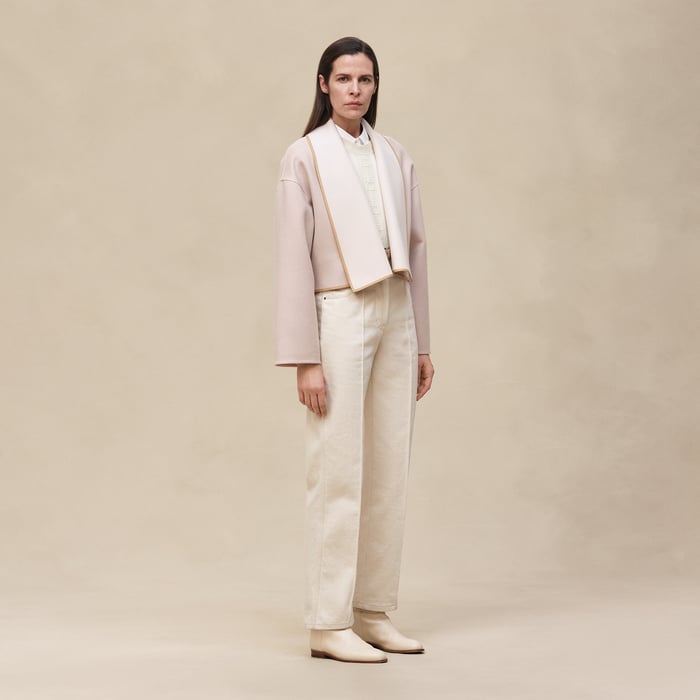 Beige Naturel Cashmere Jacket