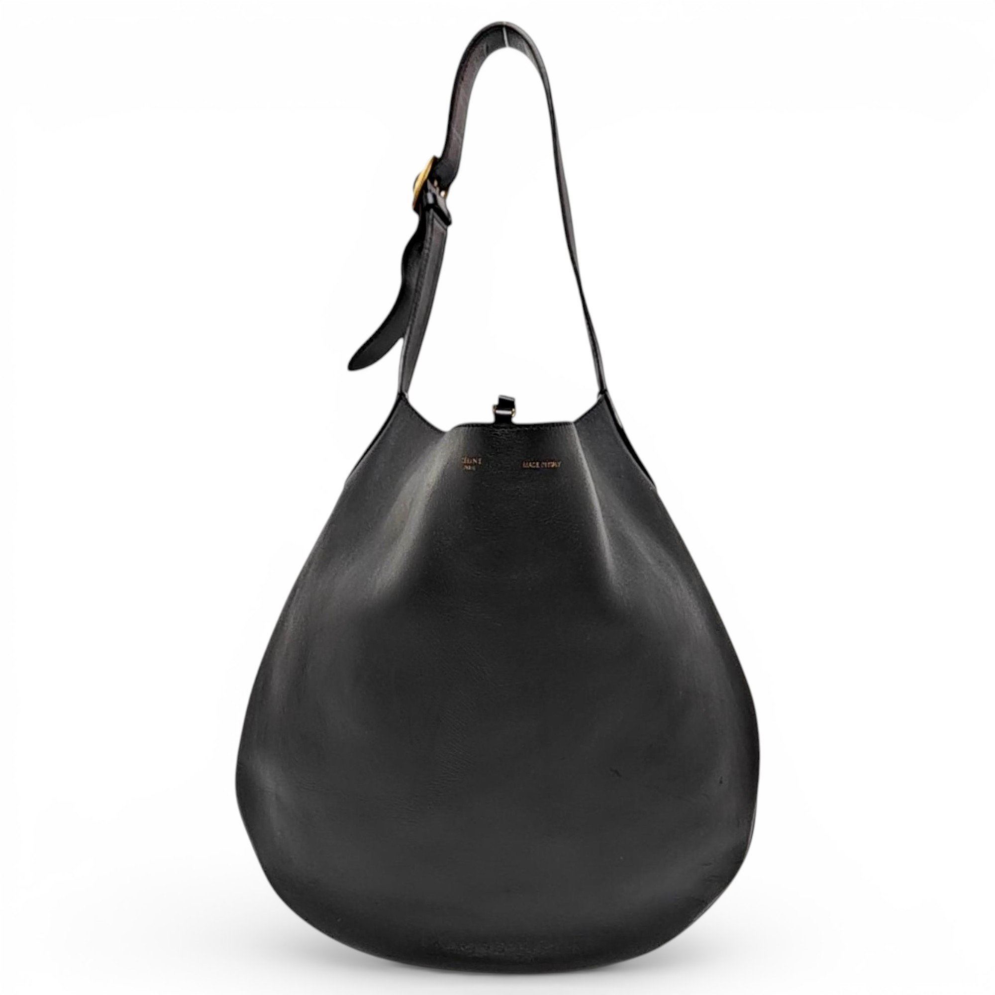 Oversized stud bag leather handbag