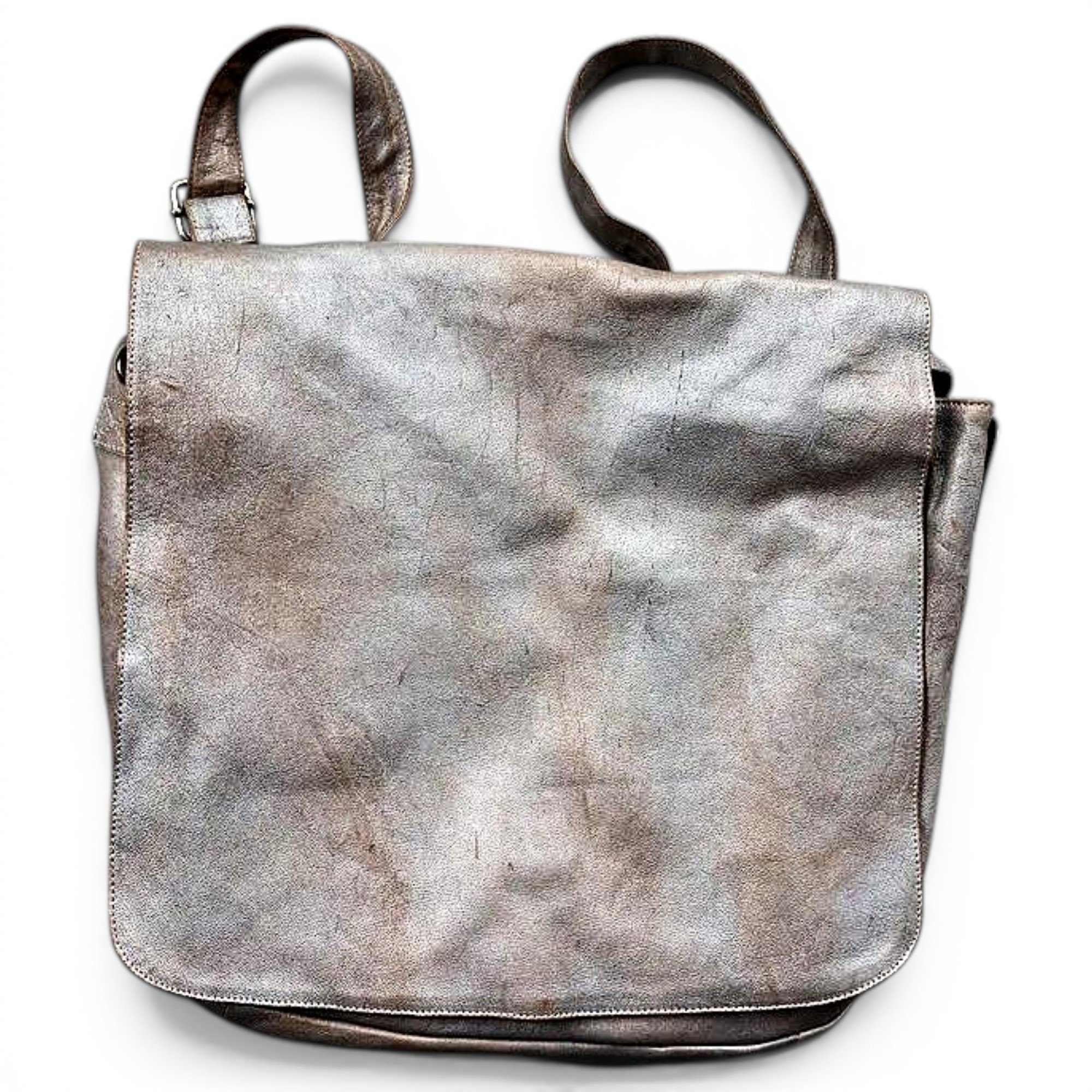 Leather backpack