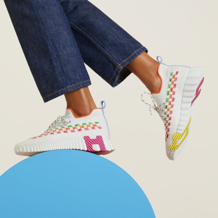 Multicolore Blanc Flex Slip-on Sneaker