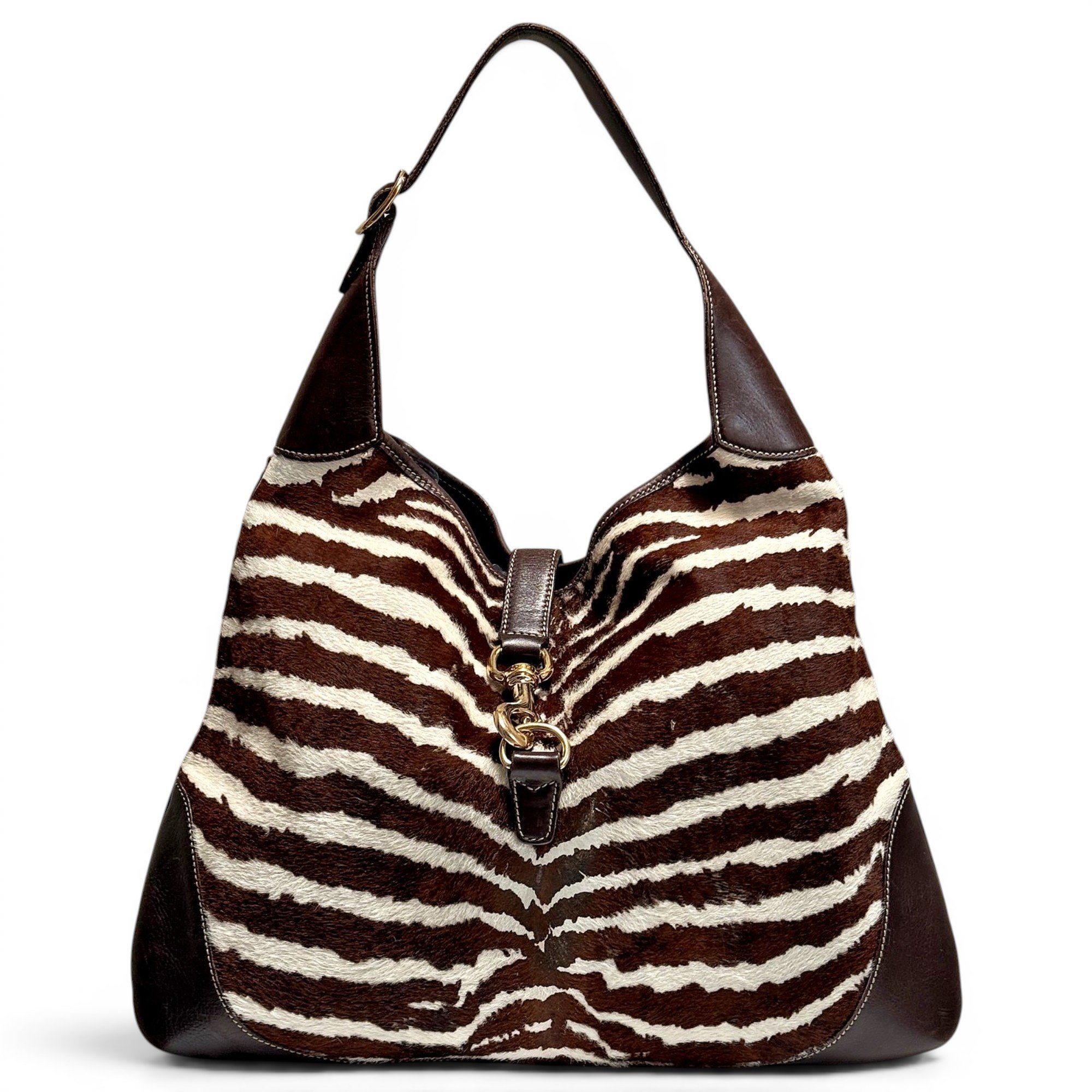 Jackie Vintage pony-style calfskin handbag
