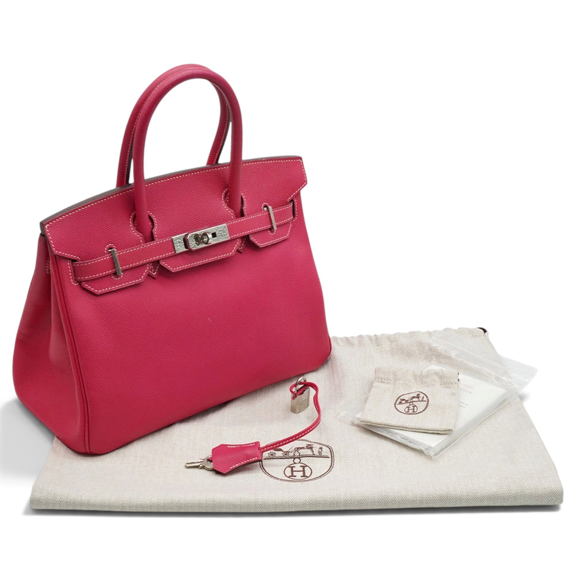 Birkin 30 leather handbag