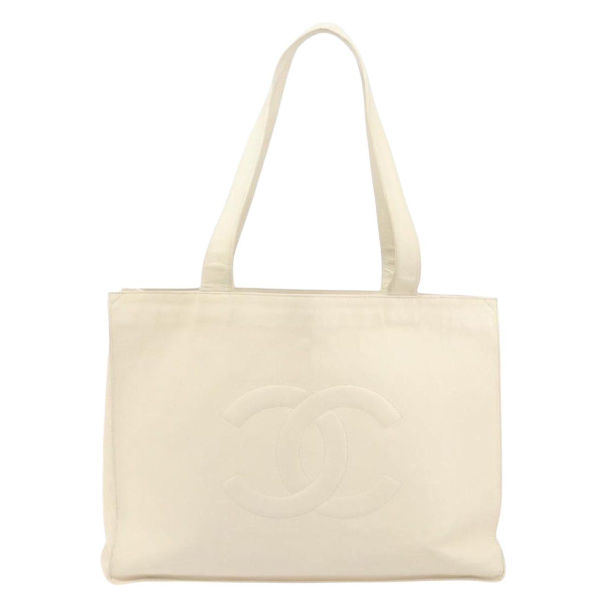 Leather tote