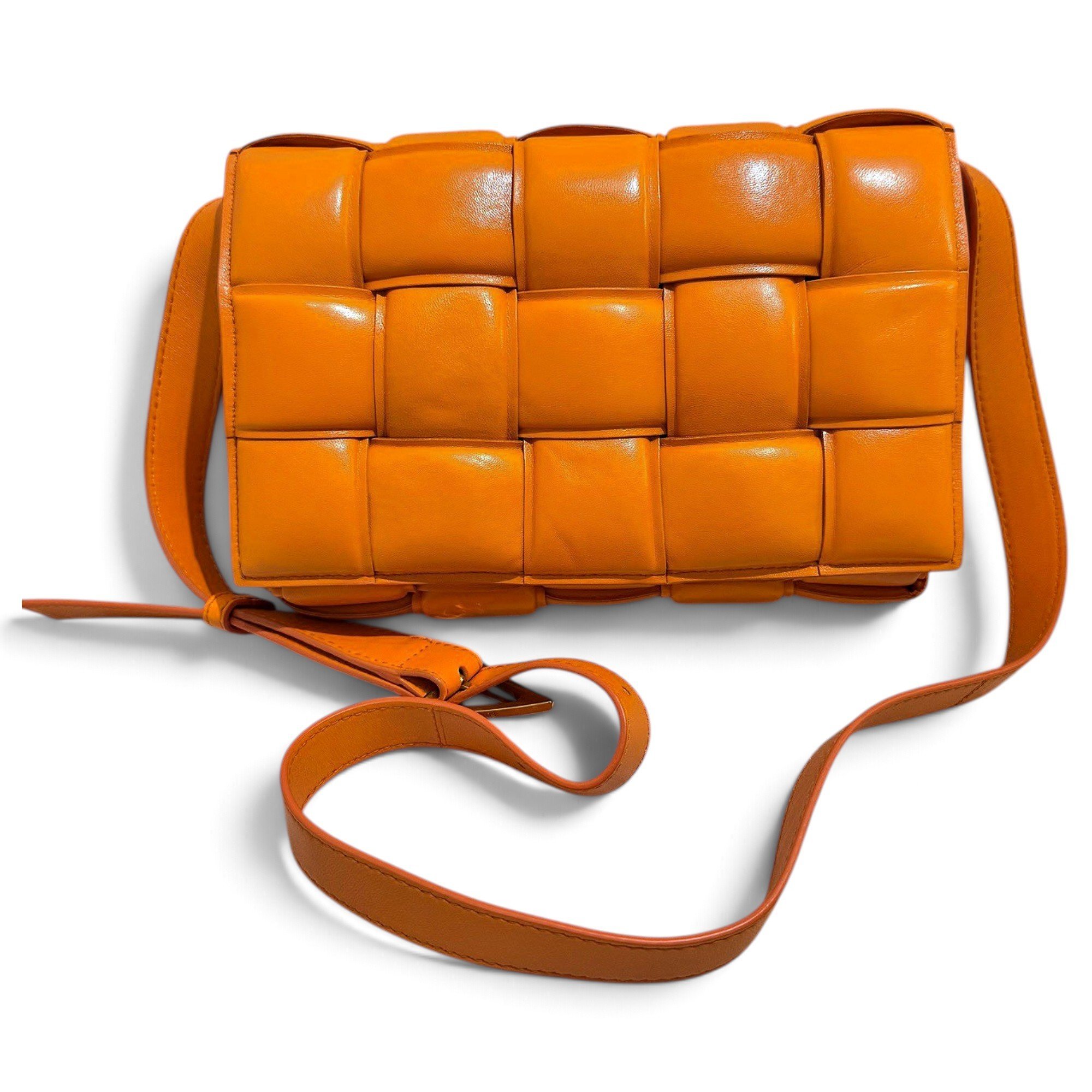 Cassette Padded leather handbag