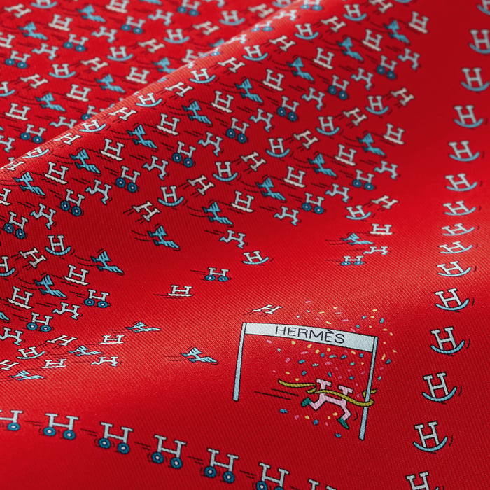 H En Mouvement Pocket Square 45