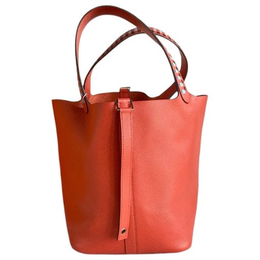 Picotin leather handbag