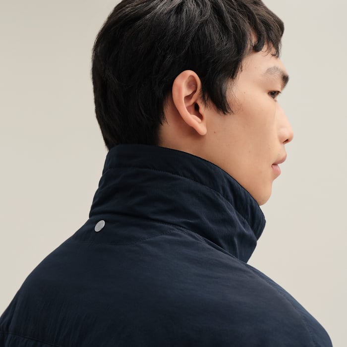 Marine Jacket With Removable Hood
