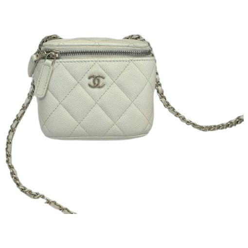 Vanity leather crossbody bag