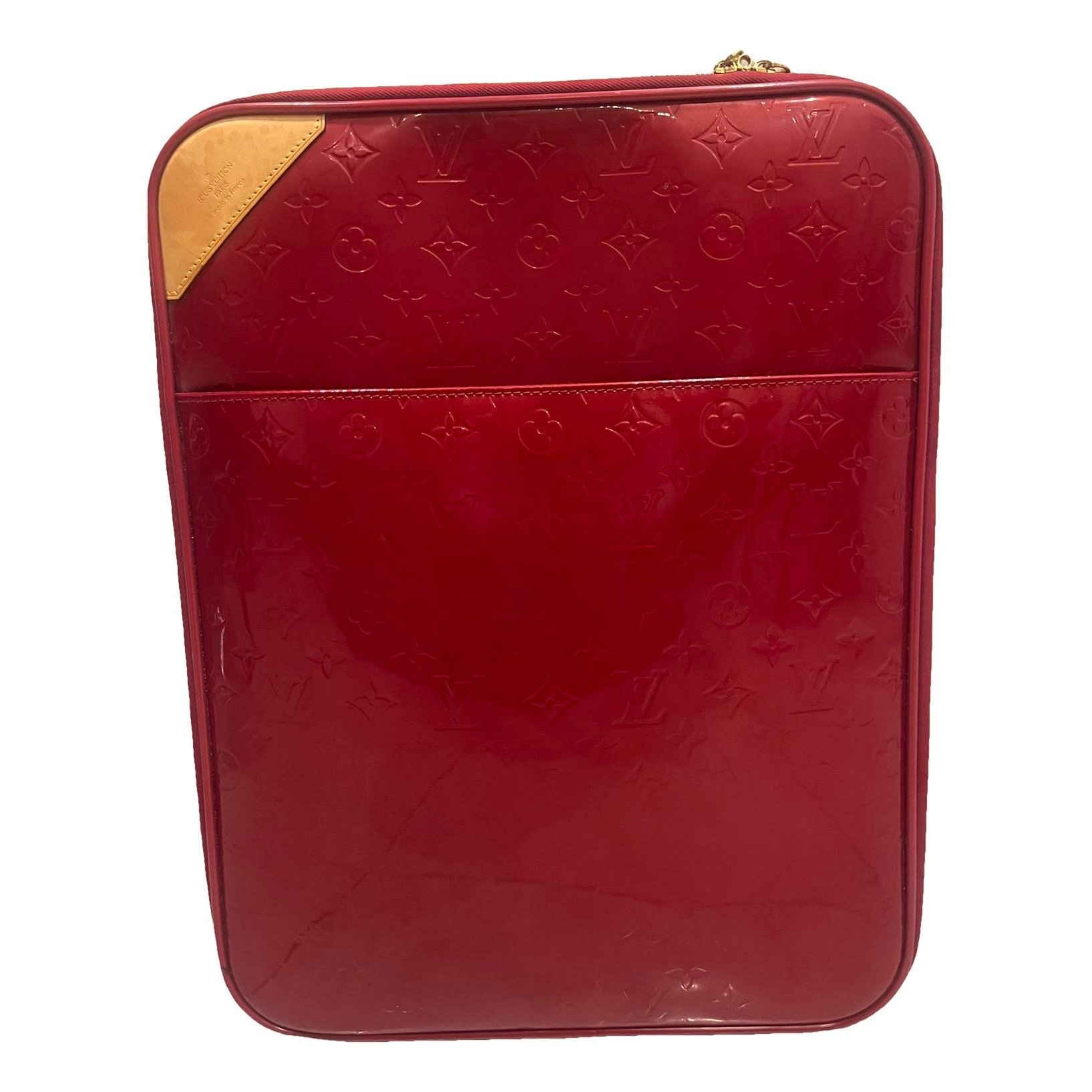 Leather travel bag