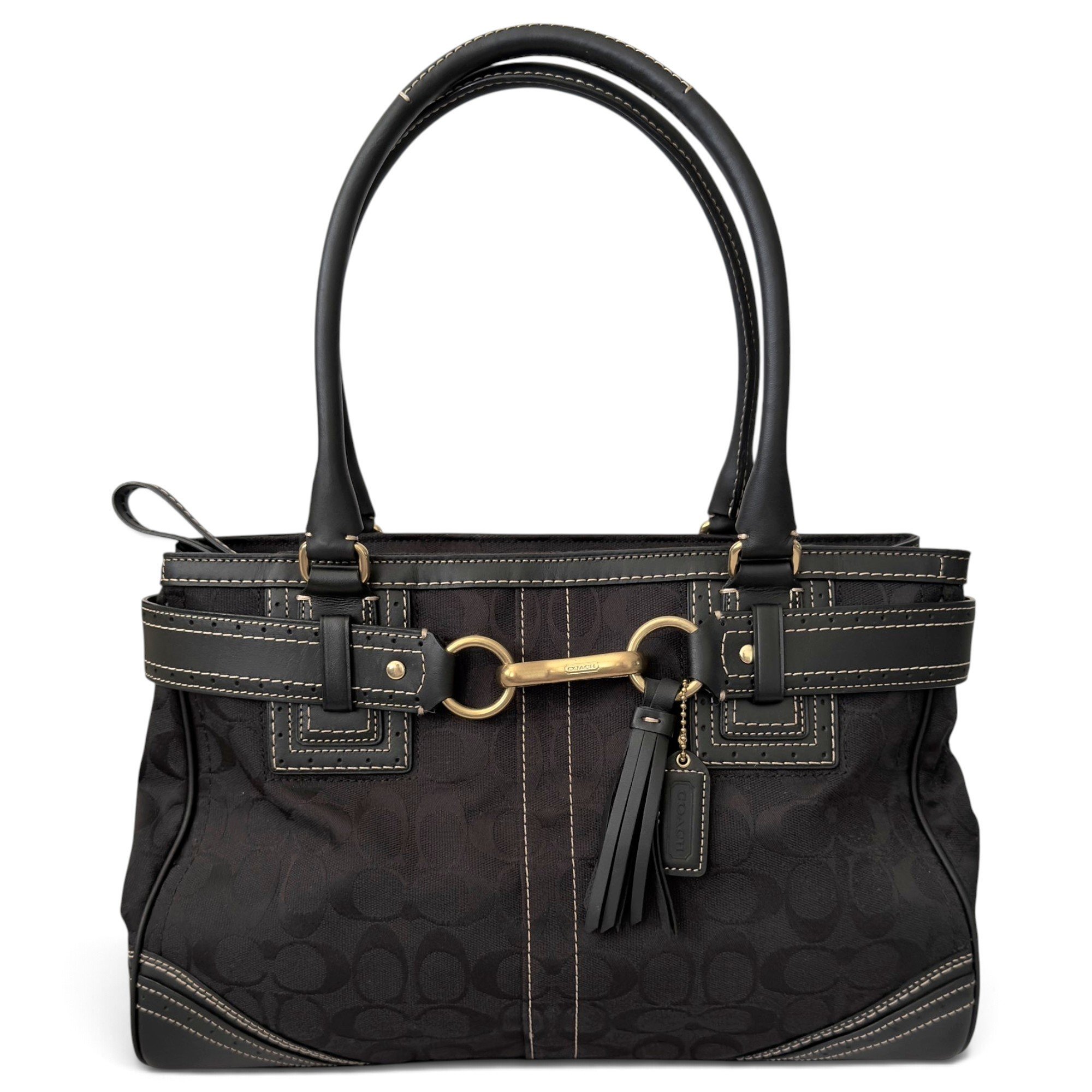 Tabby cloth handbag