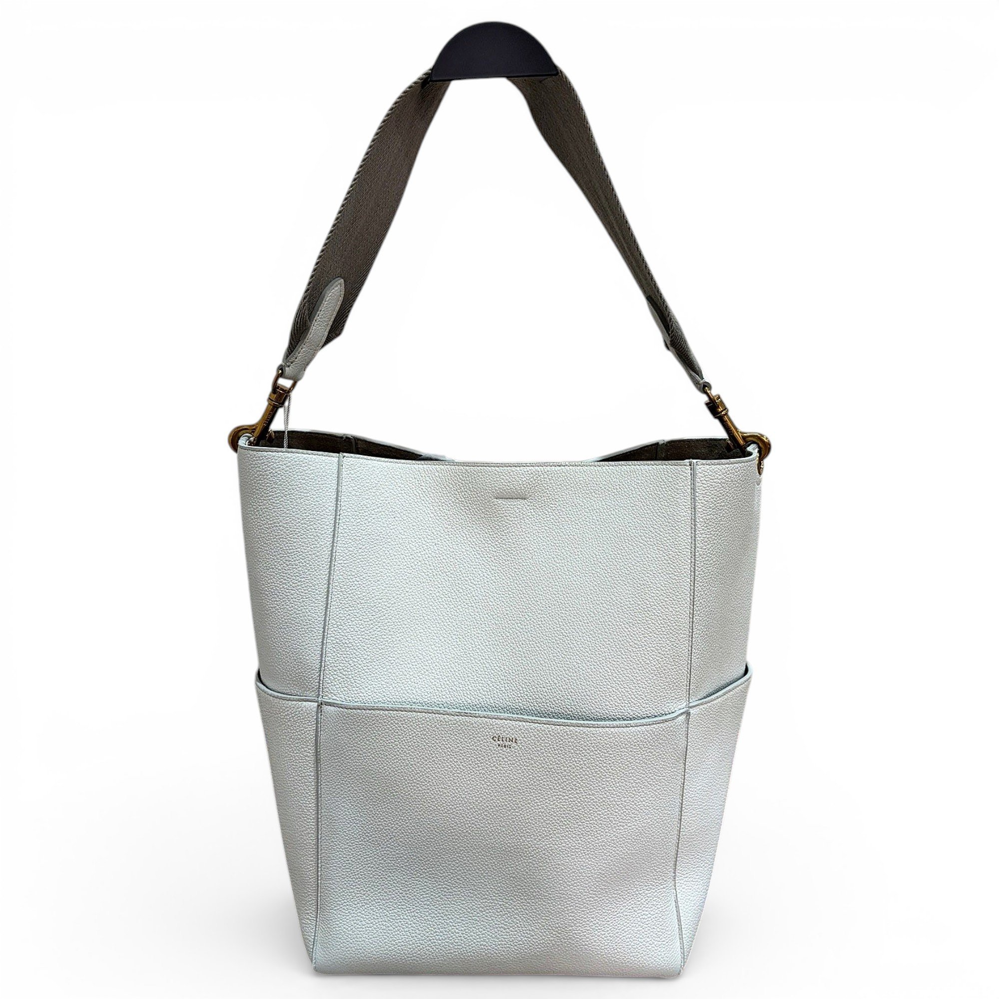 Seau Sangle leather handbag