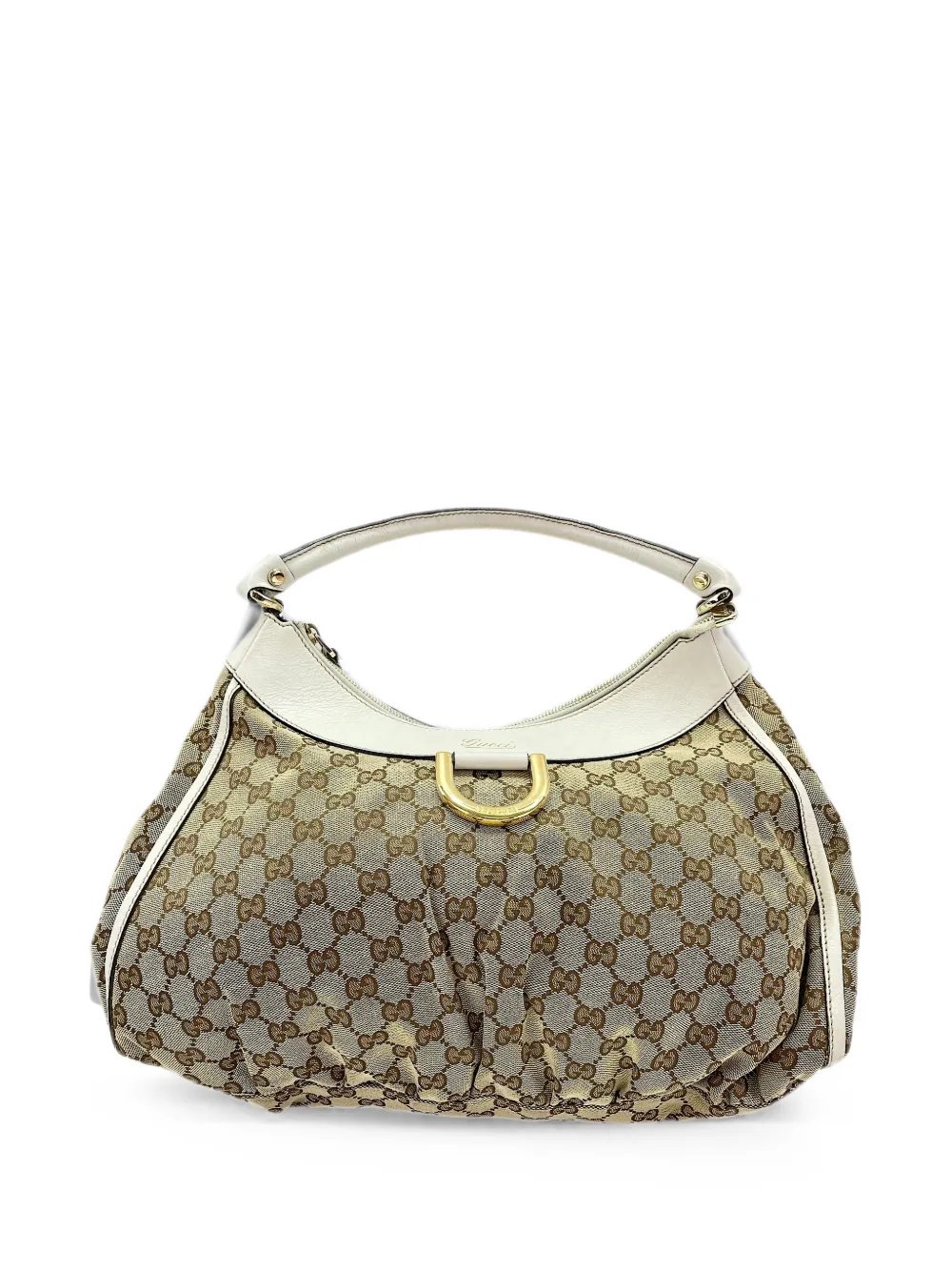 2000s GG Canvas D-ring shoulder bag