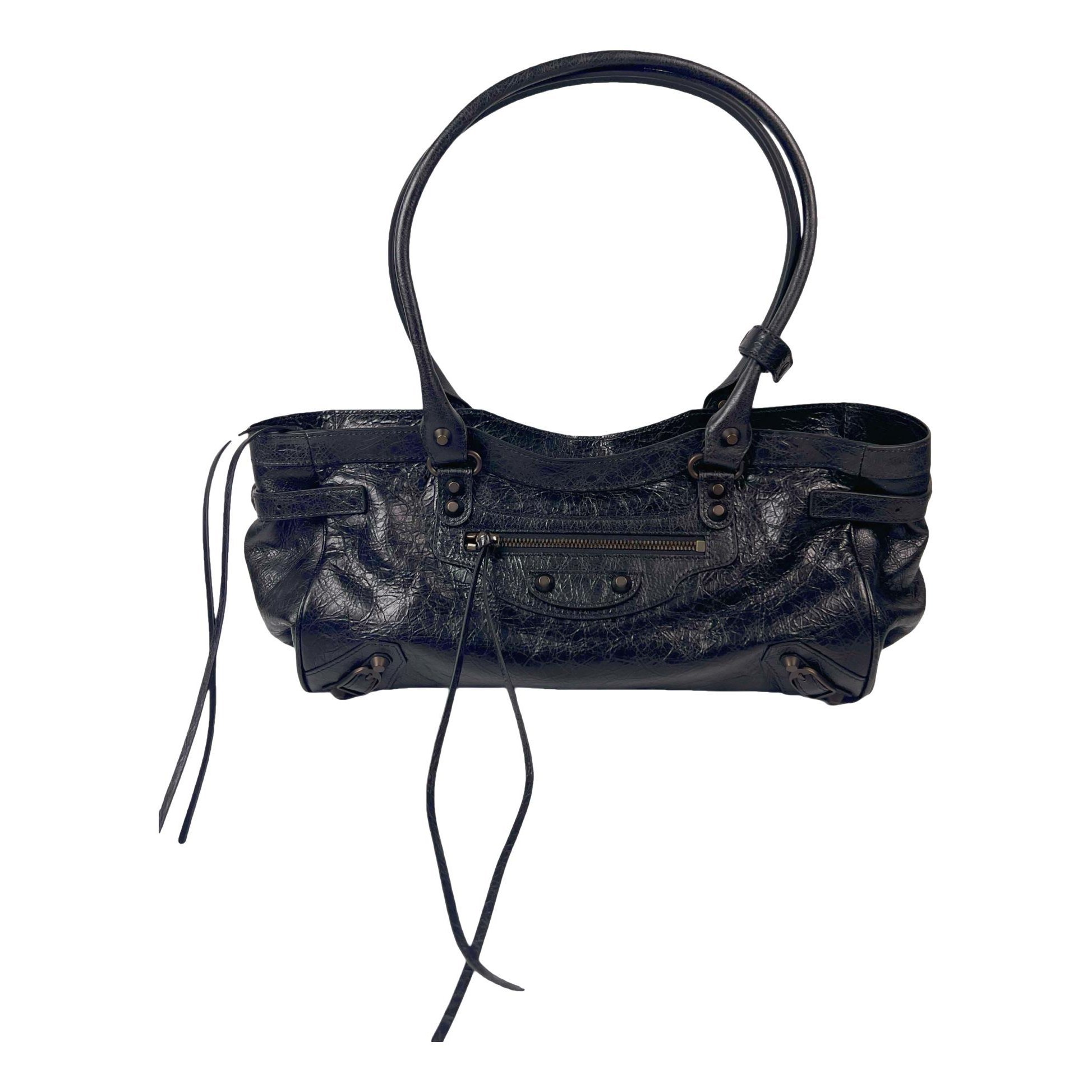 Leather handbag
