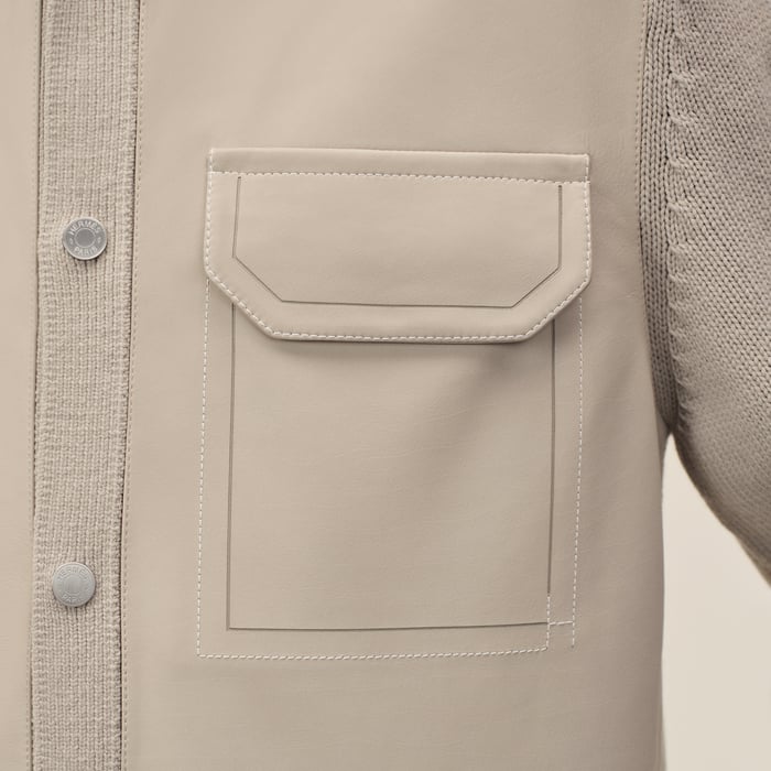 Silex "Devant Cuir" Buttoned Jacket