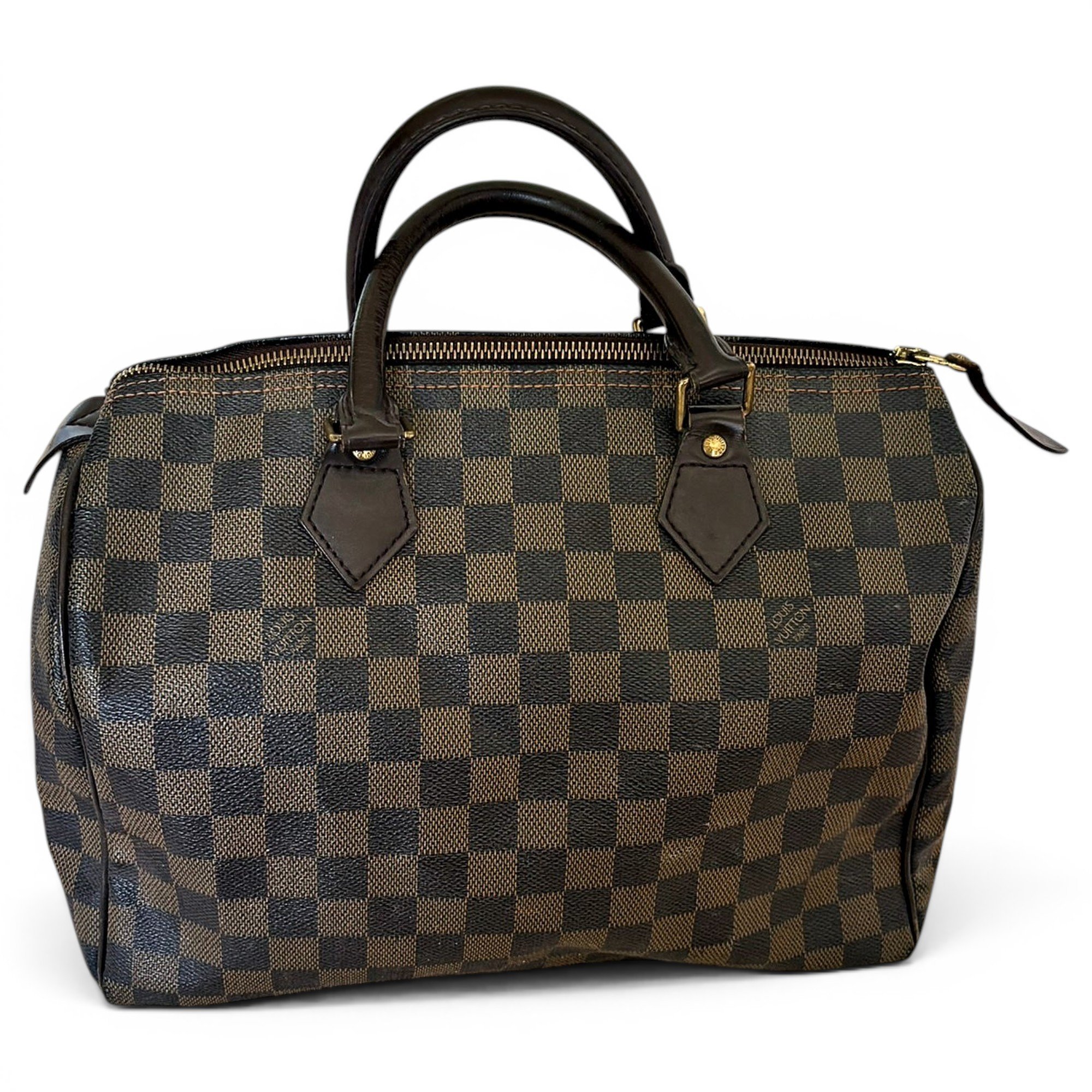 Speedy leather handbag