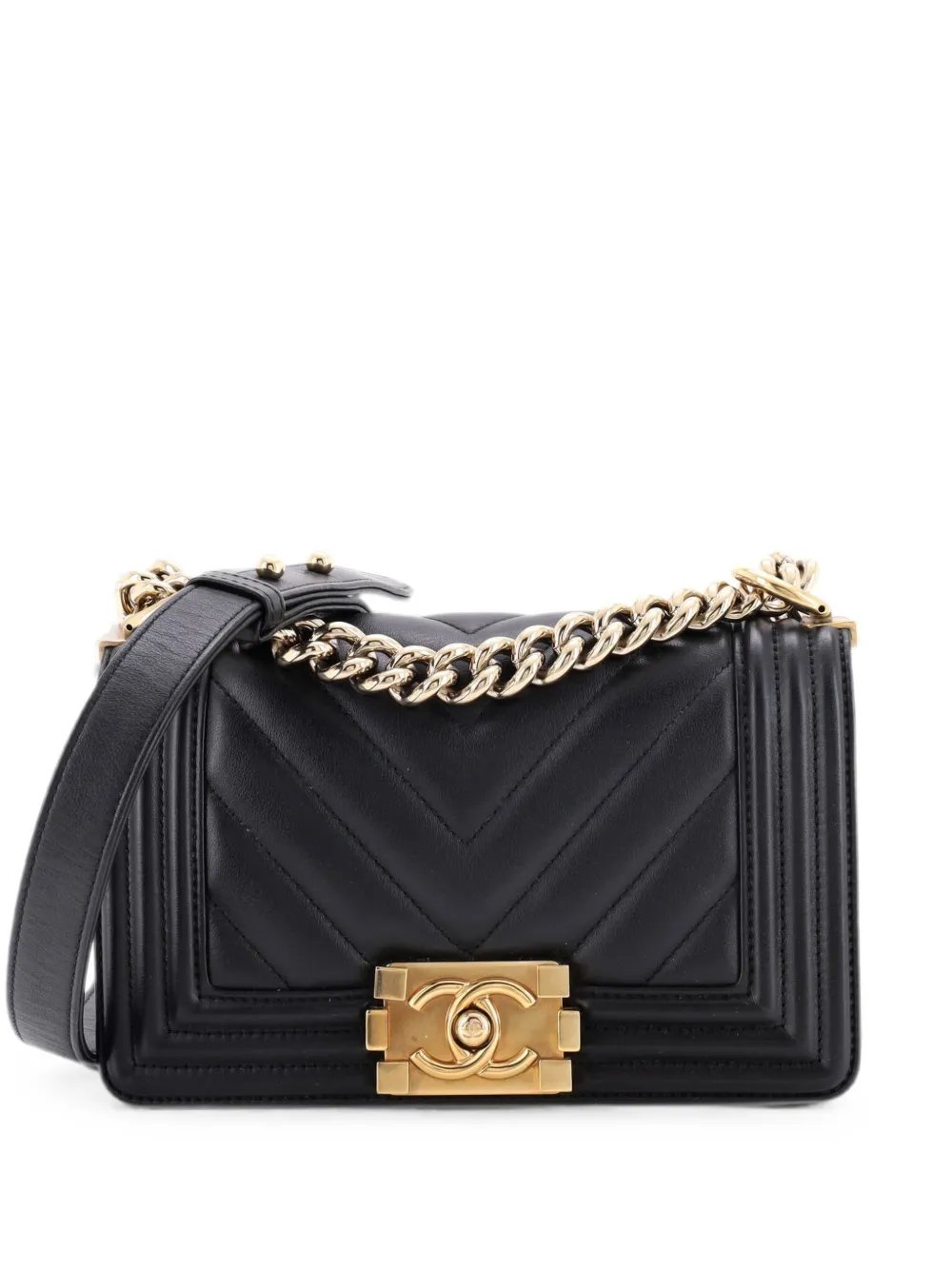 Boy Flap Bag Chevron Calfskin Small crossbody bag
