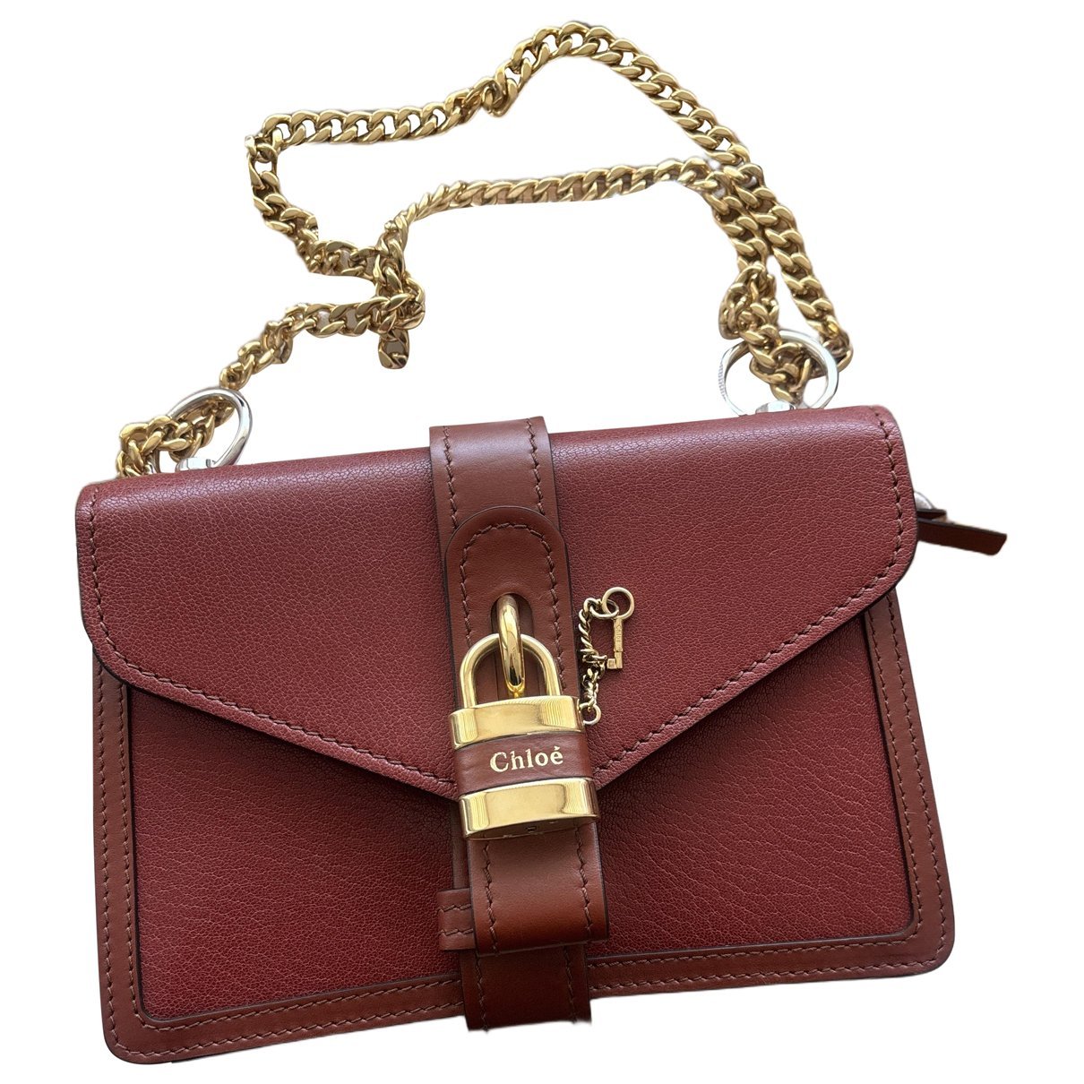 Aby leather handbag