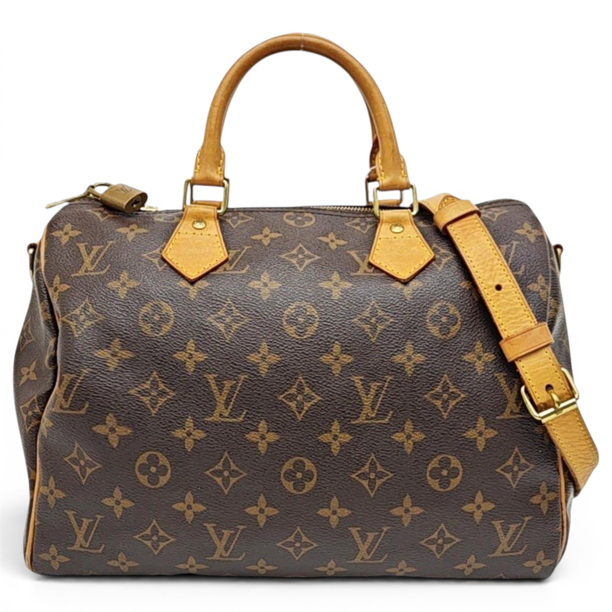 Nano Speedy / Mini HL leather handbag