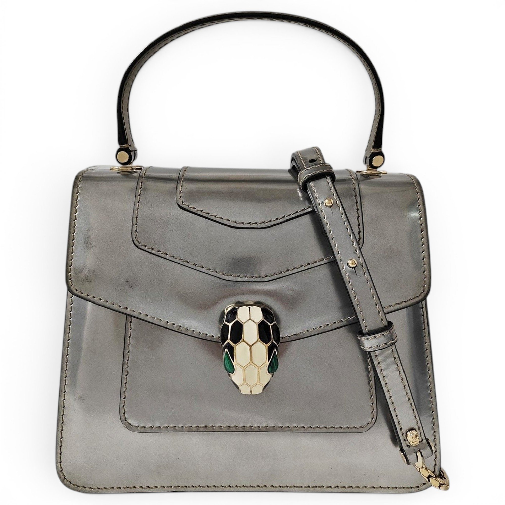 Leather handbag