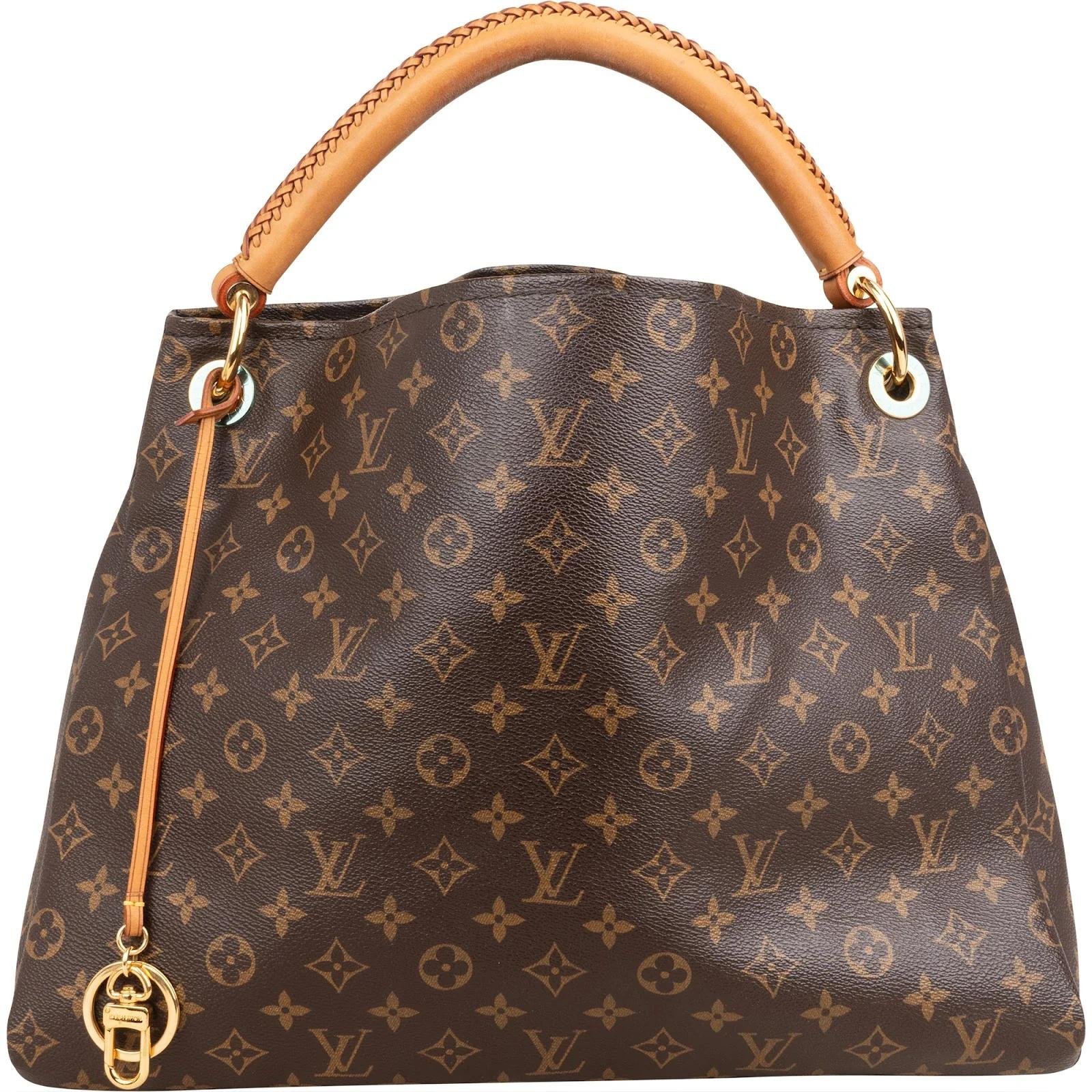 Artsy leather handbag