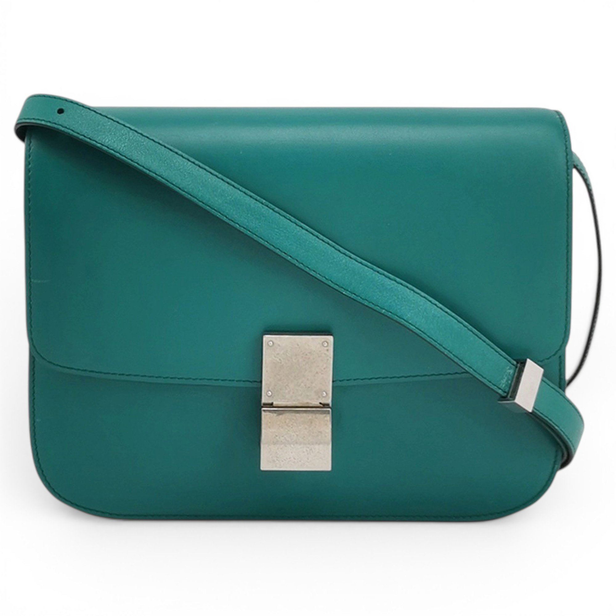 Classic leather crossbody bag