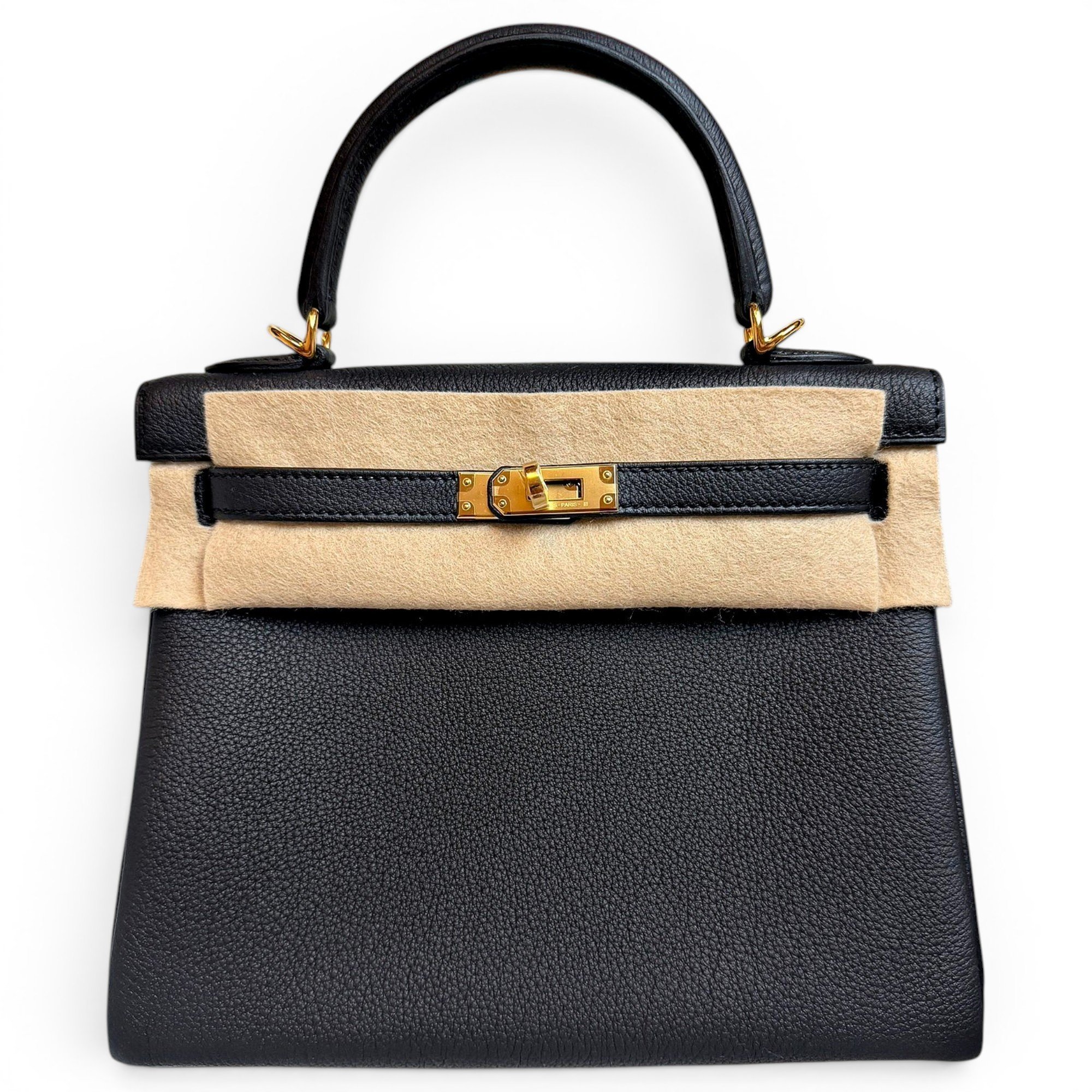 Kelly 25 leather handbag