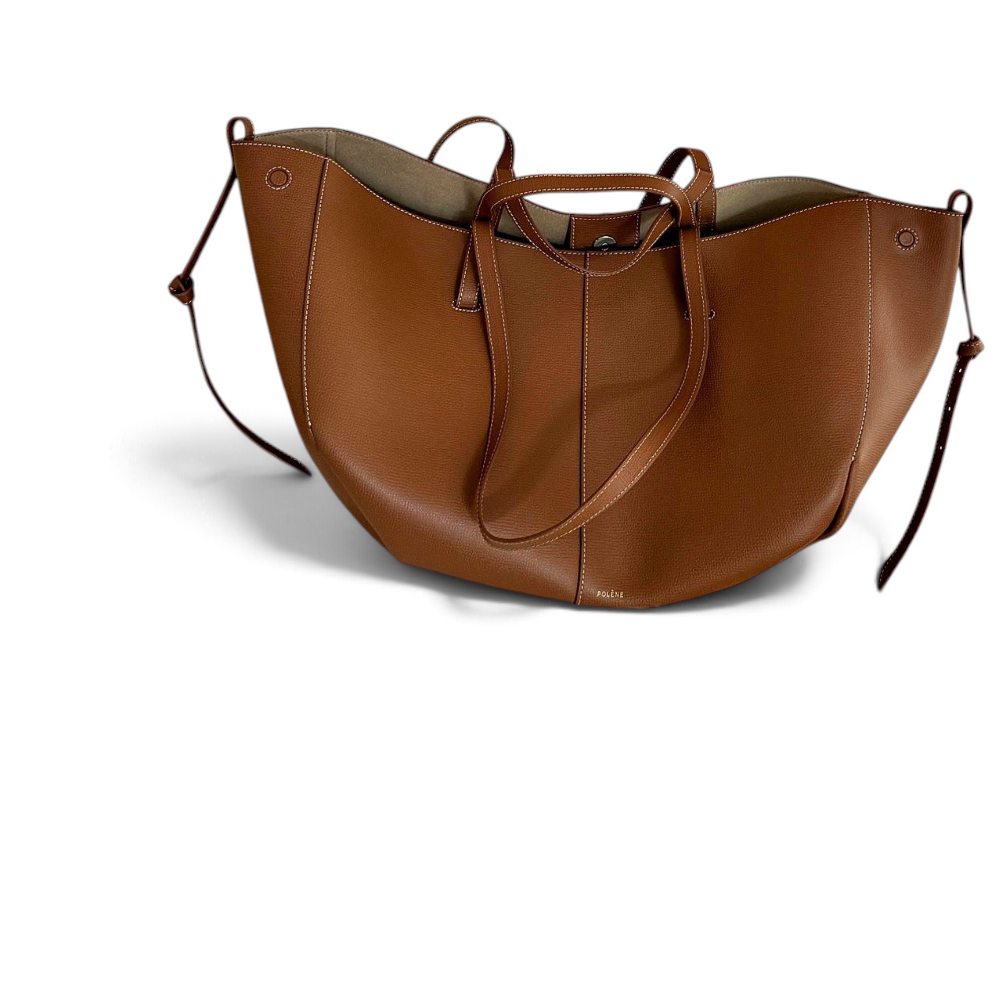 Leather tote