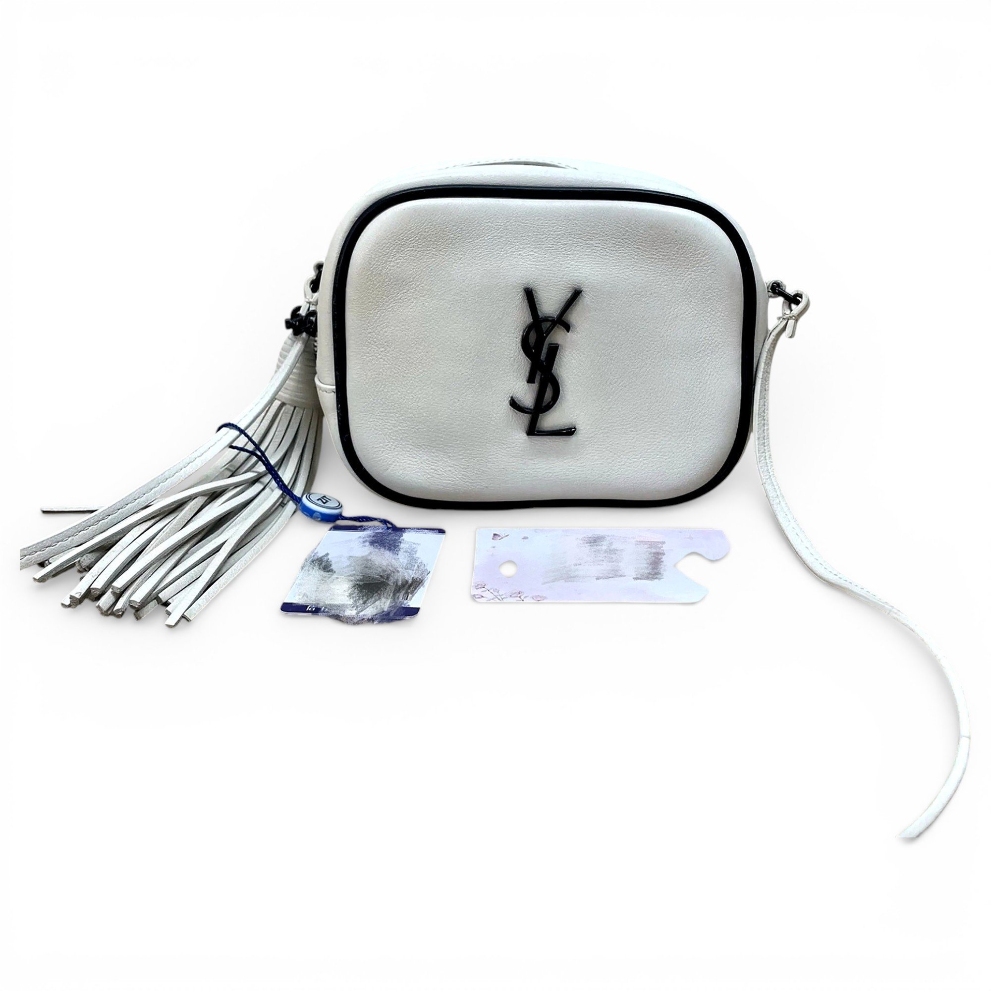 Blogger leather crossbody bag