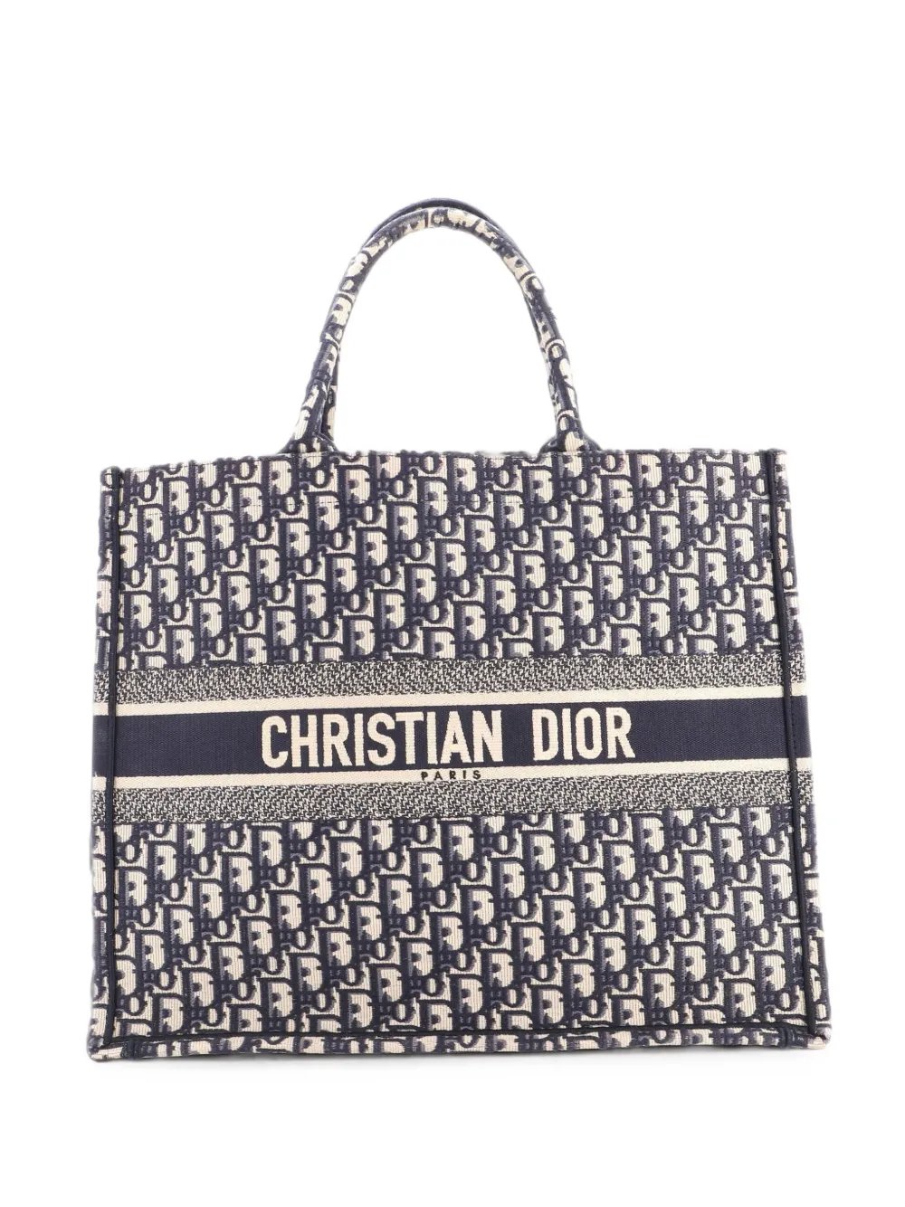 Book Oblique Canvas Large tote bag