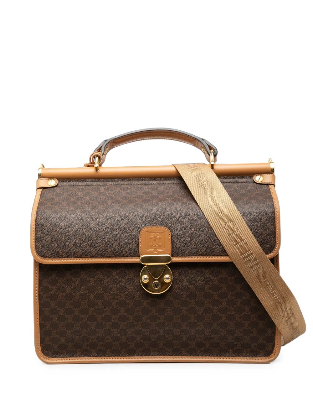 2013 Macadam Coated Canvas satchel