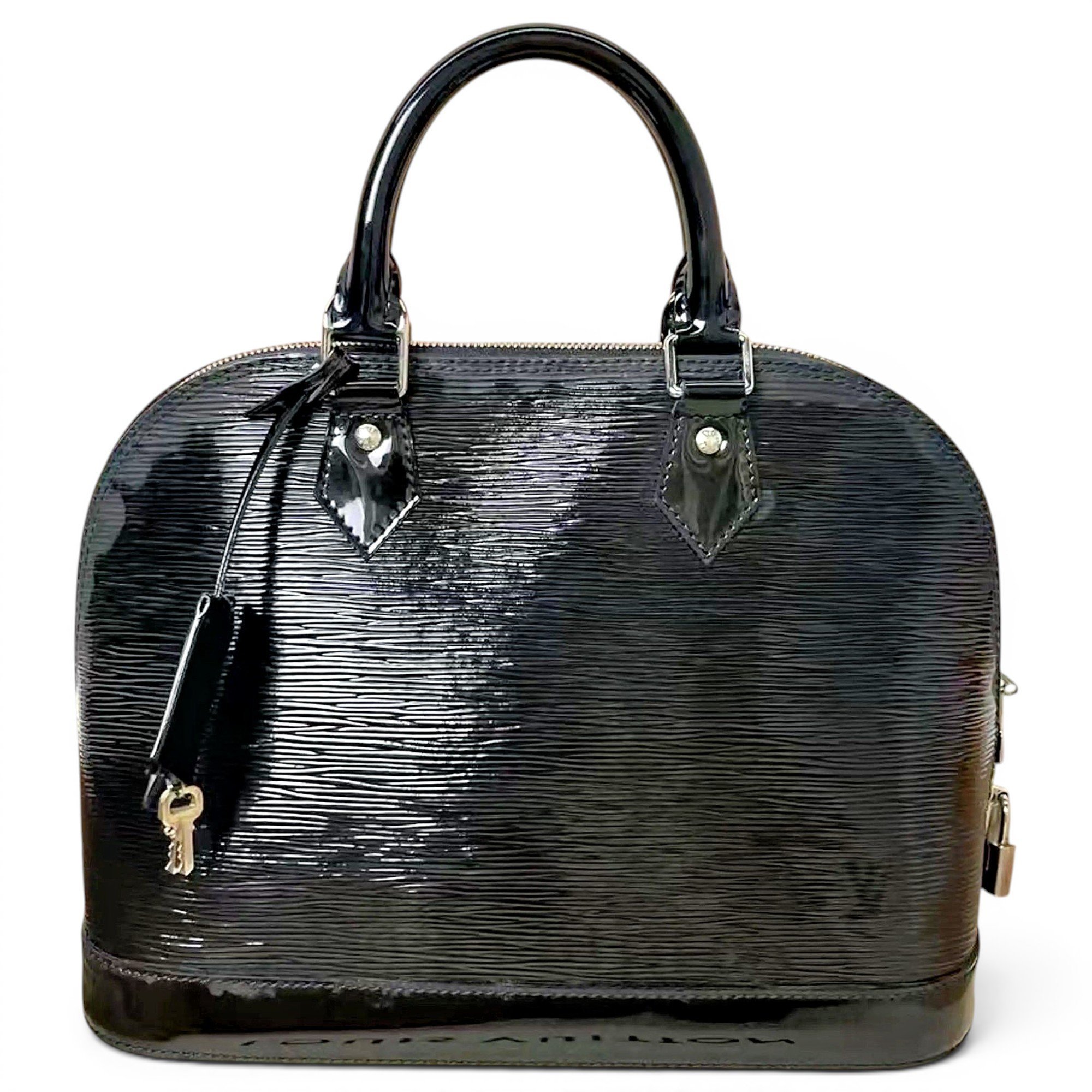Alma BB patent leather handbag