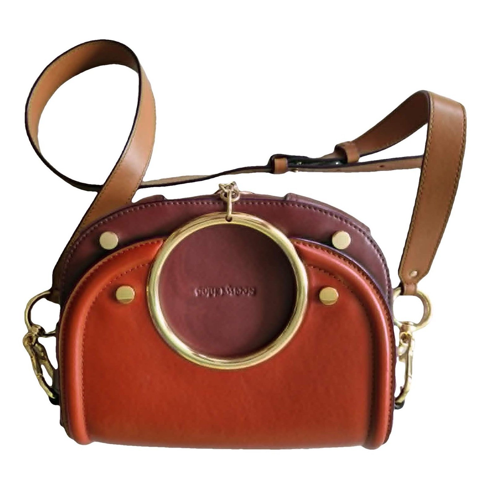 Leather crossbody bag