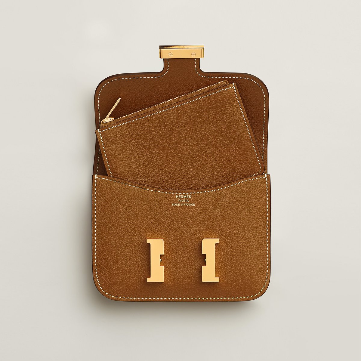 Gold Constance Slim Wallet