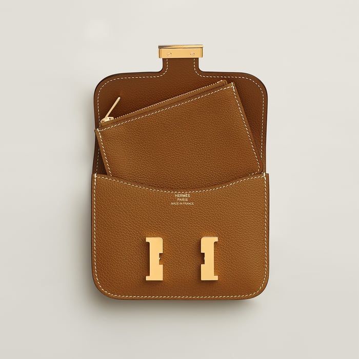 Gold Constance Slim Wallet