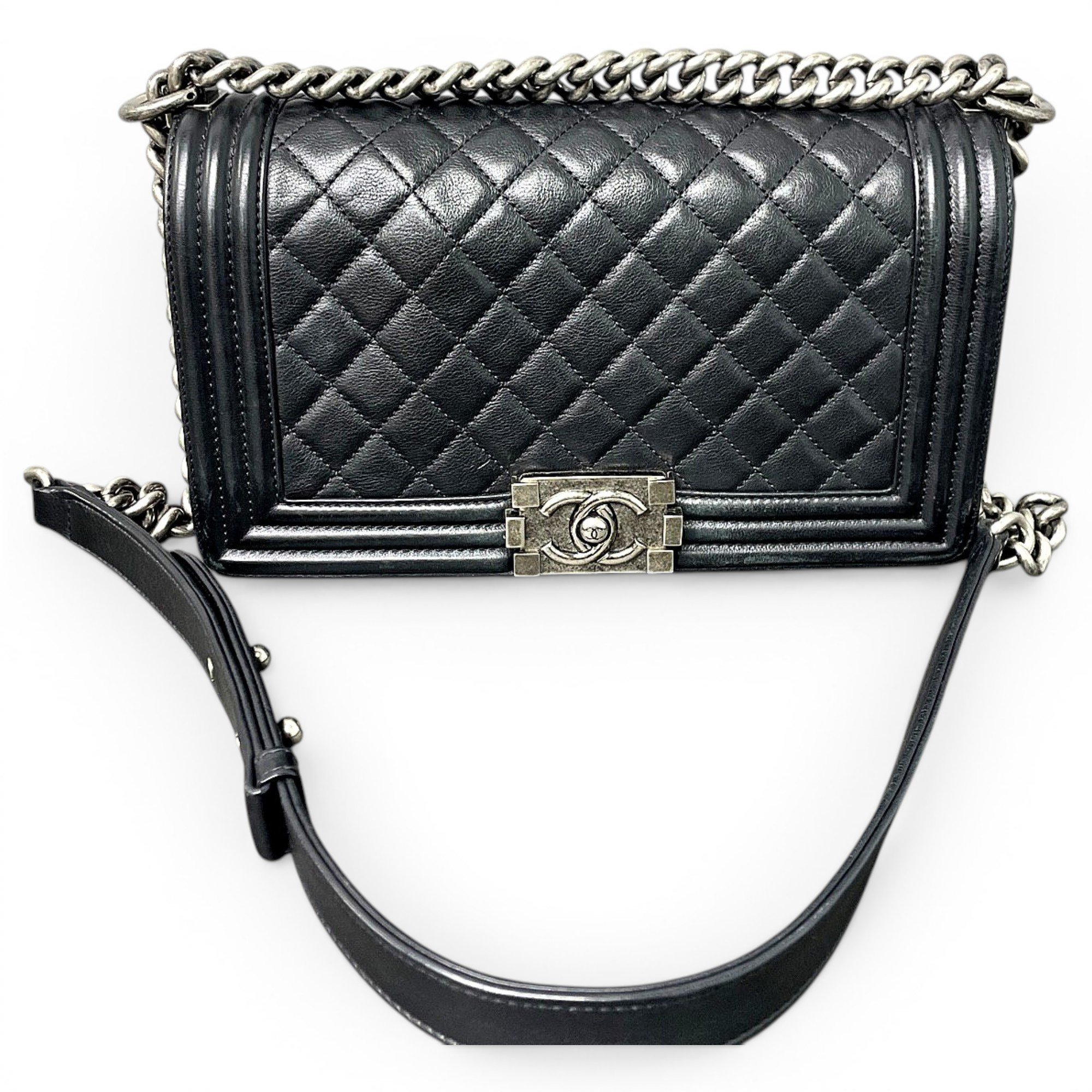 Boy leather handbag