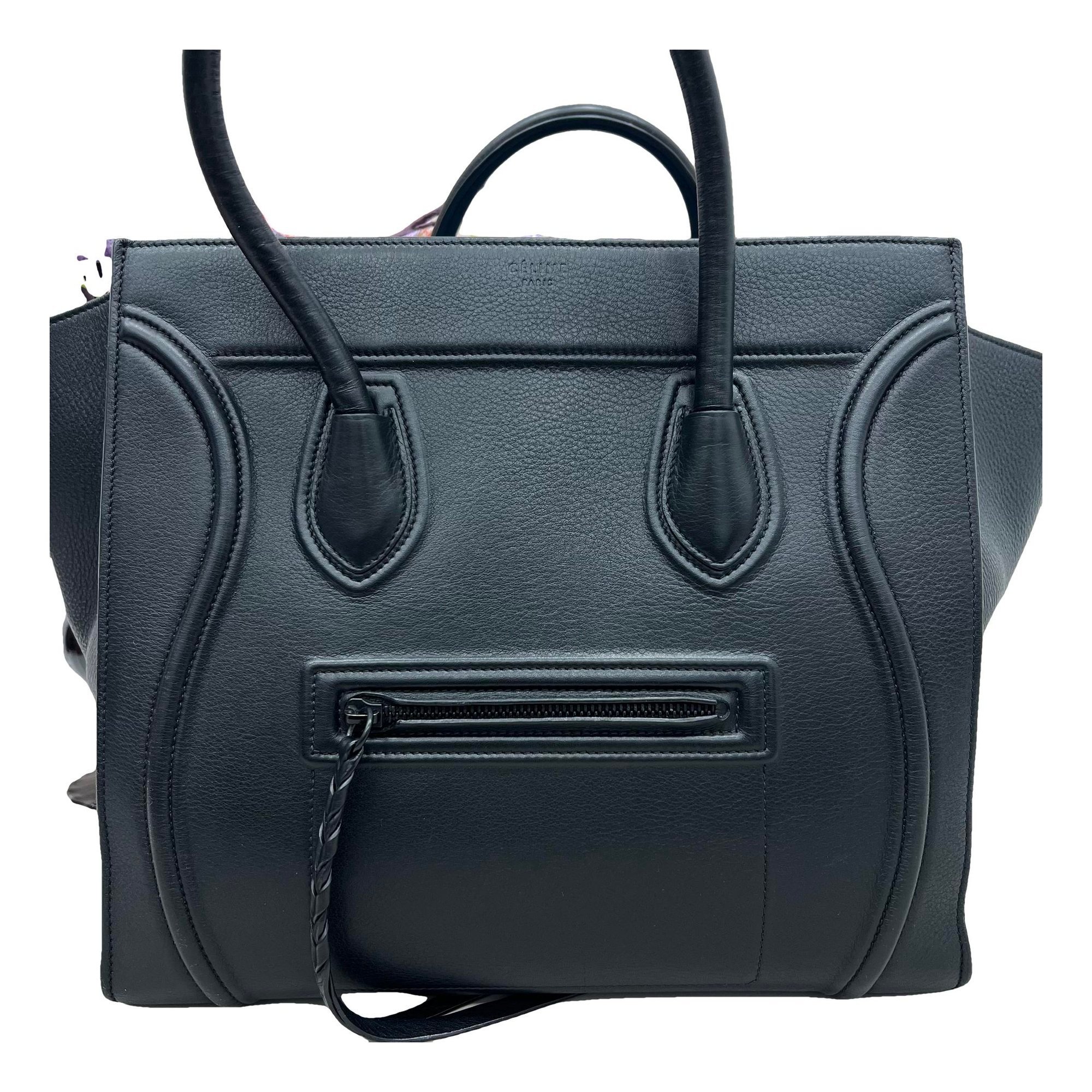 Luggage leather handbag