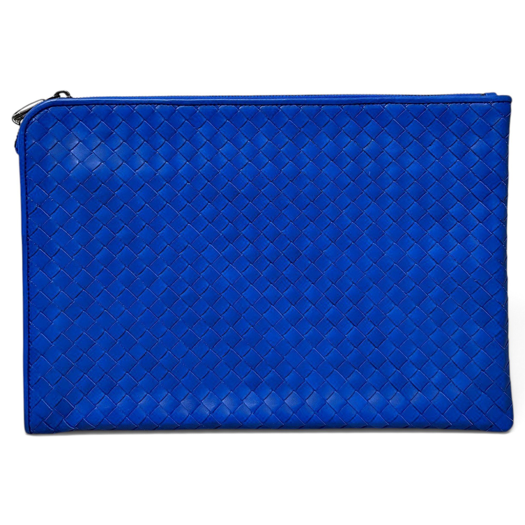 Leather clutch bag