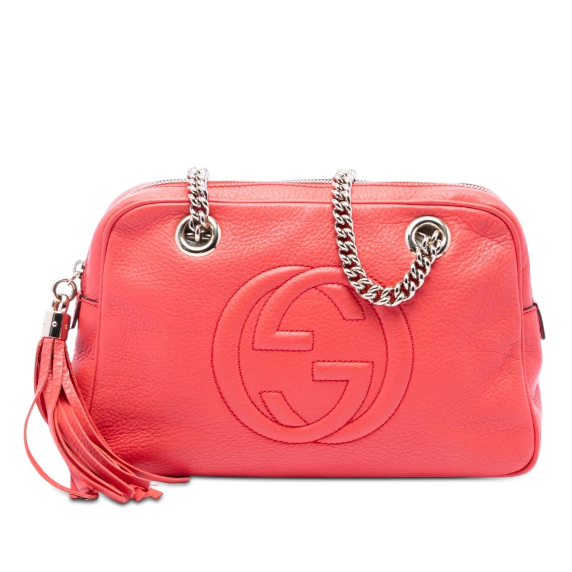 Soho Chain pony-style calfskin handbag