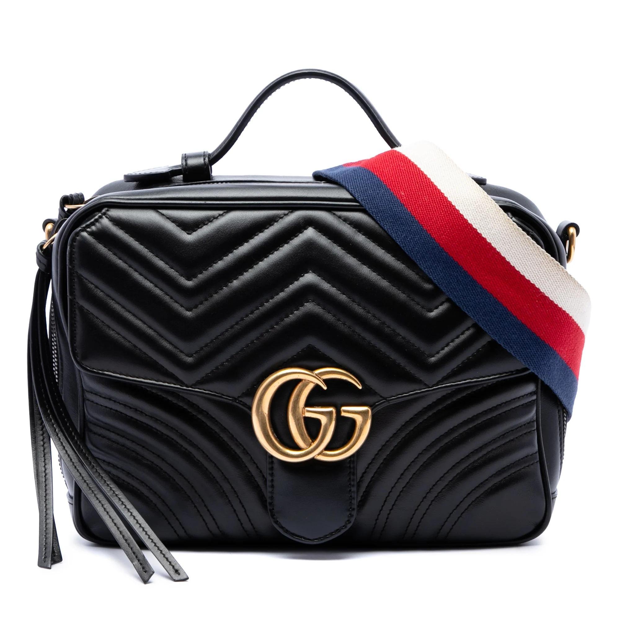 GG Marmont pony-style calfskin handbag