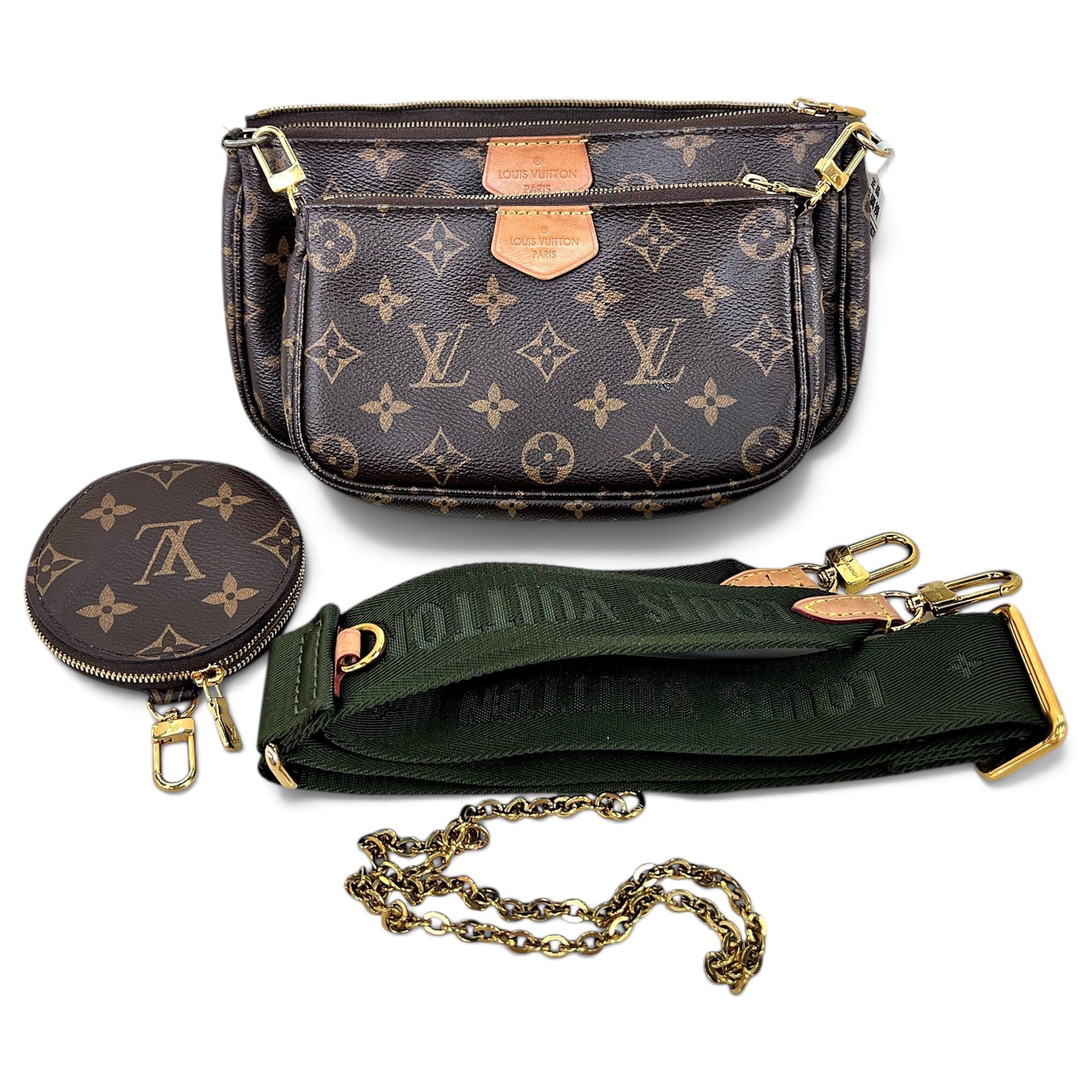 Multi Pochette Accessoires leather crossbody bag