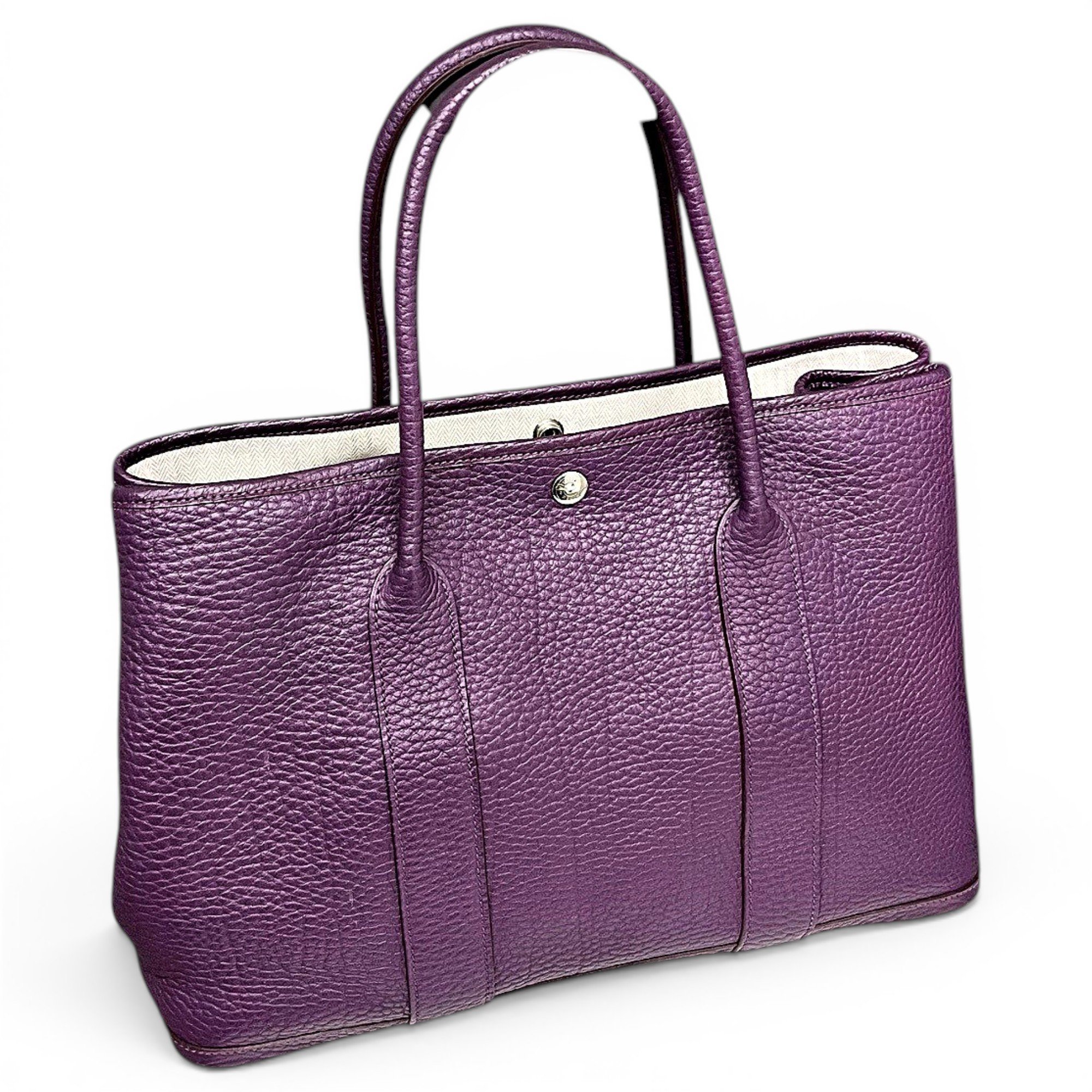 Garden Party leather handbag