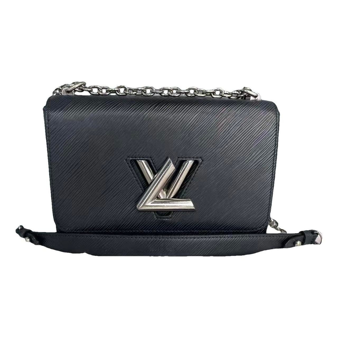 Twist leather handbag