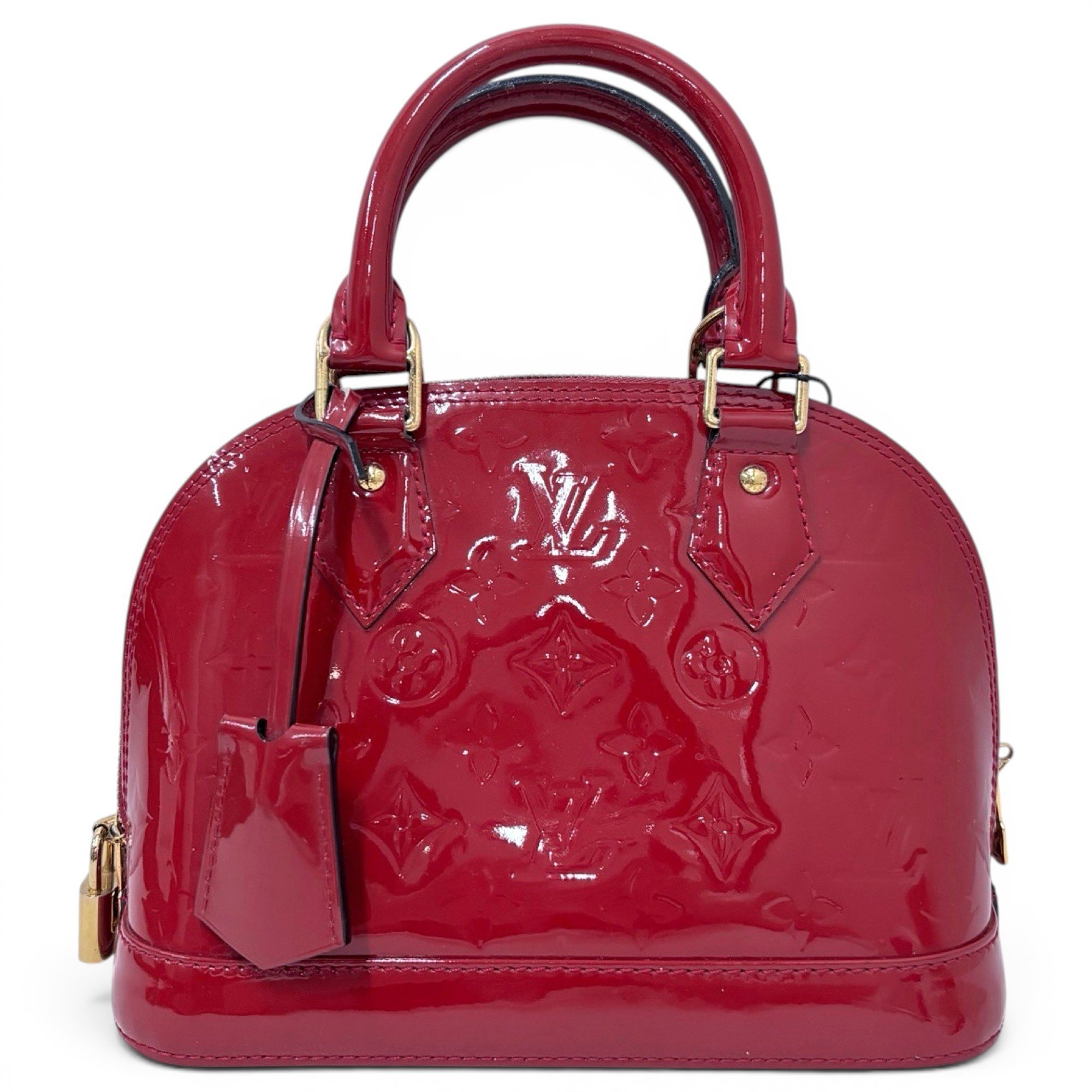 Alma BB patent leather handbag
