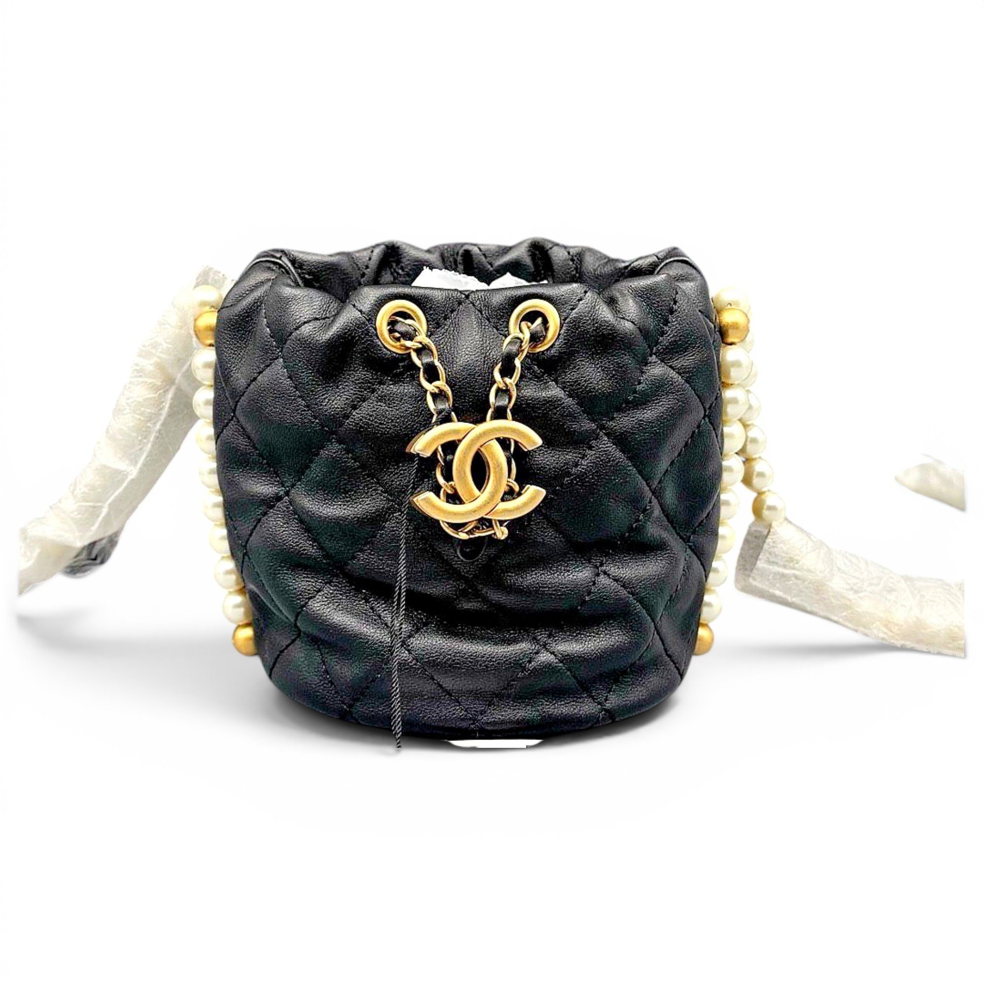 Trendy CC Vanity leather handbag