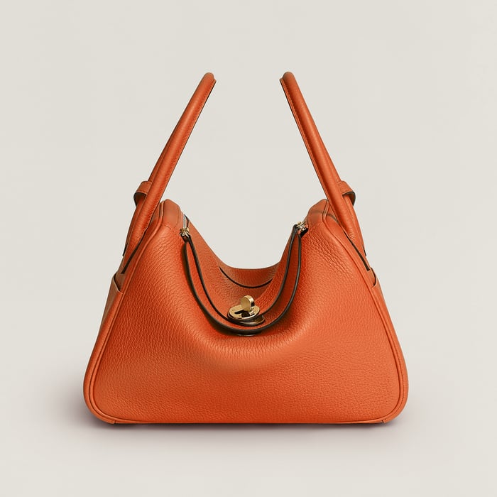 Orange Lindy 26 Bag