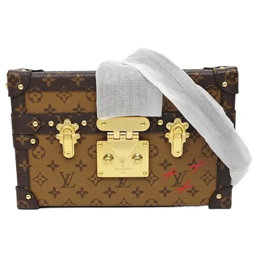 Petite Malle leather crossbody bag