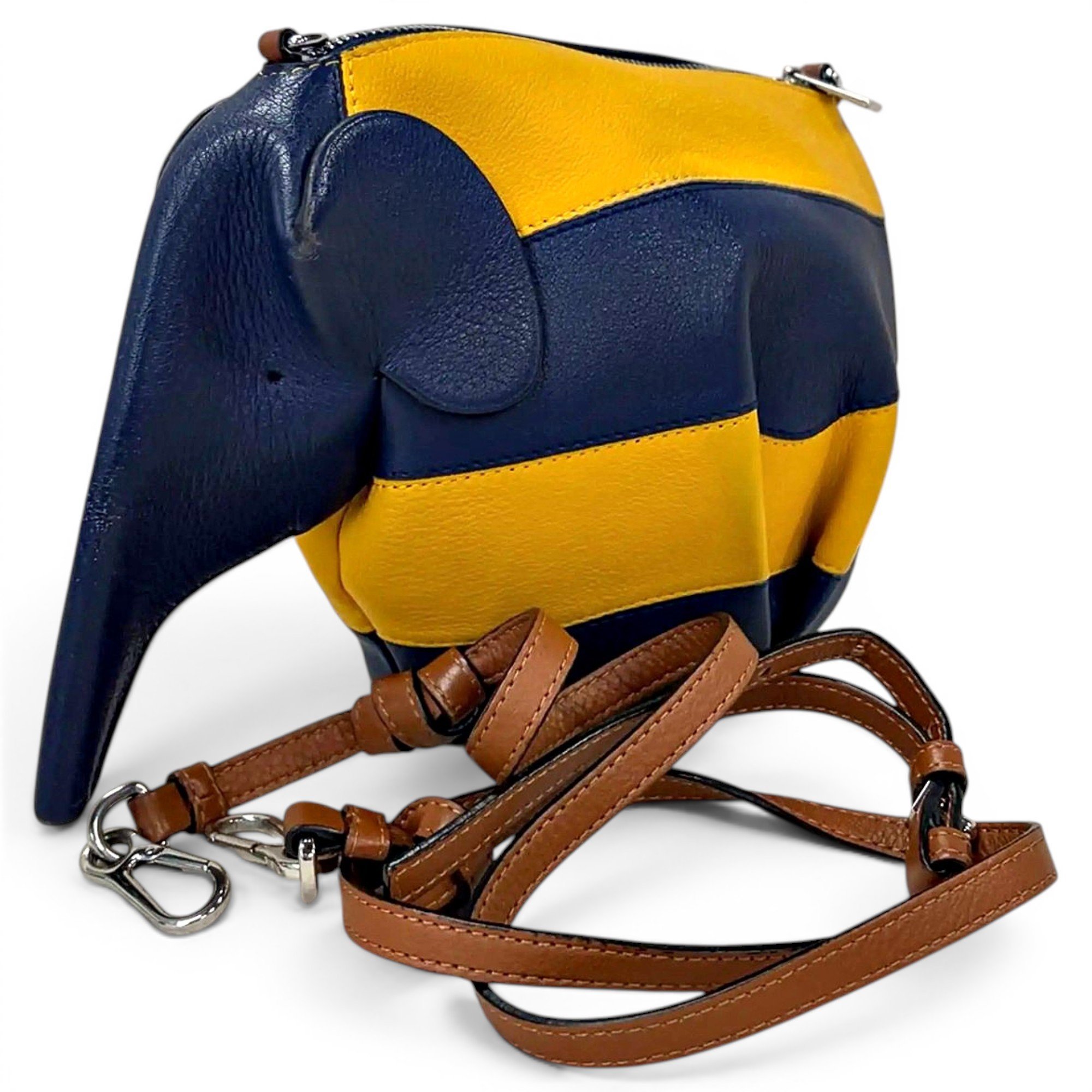 Animals leather crossbody bag